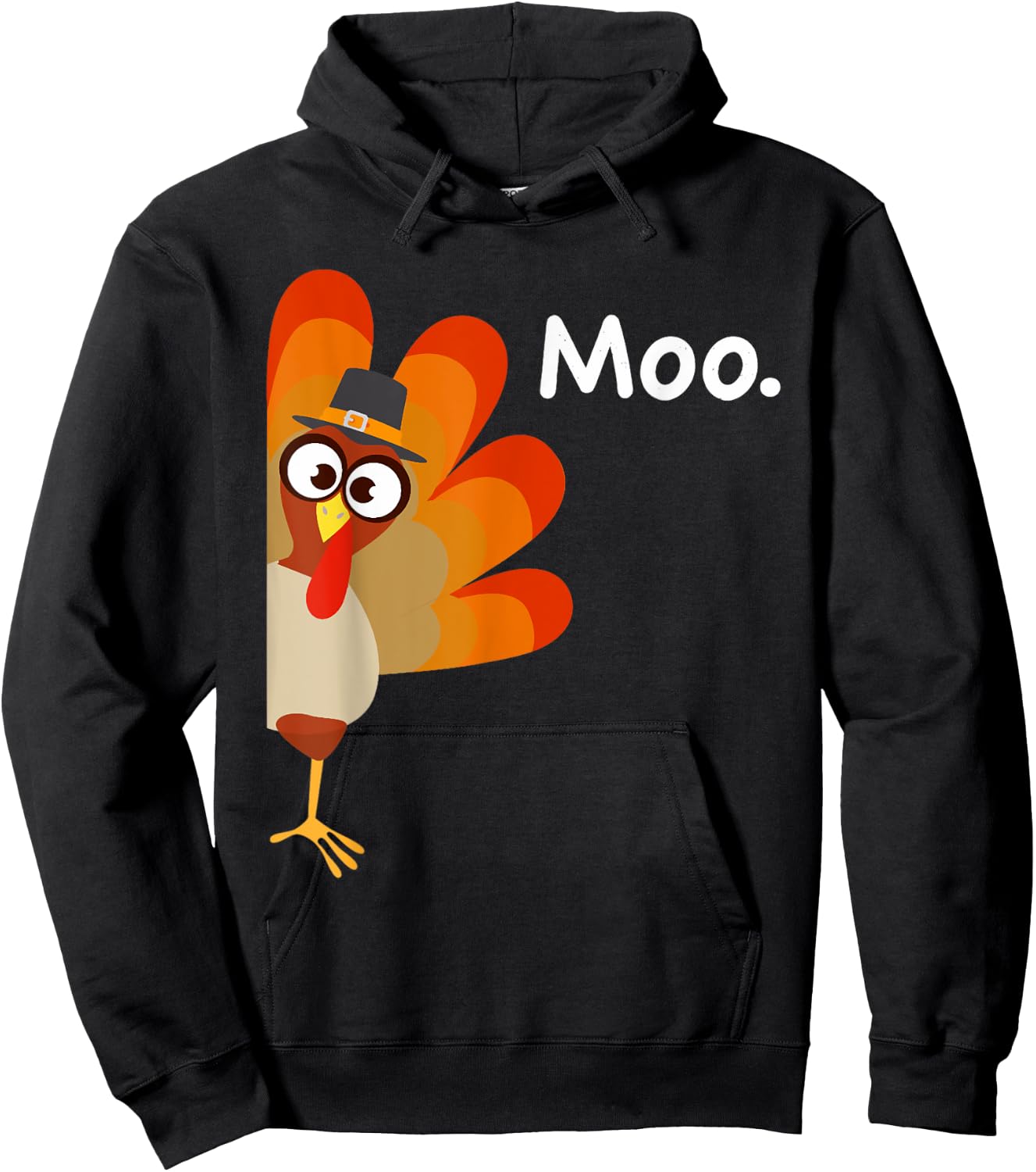 T-Shirt Hoodie - Hoodie | Black