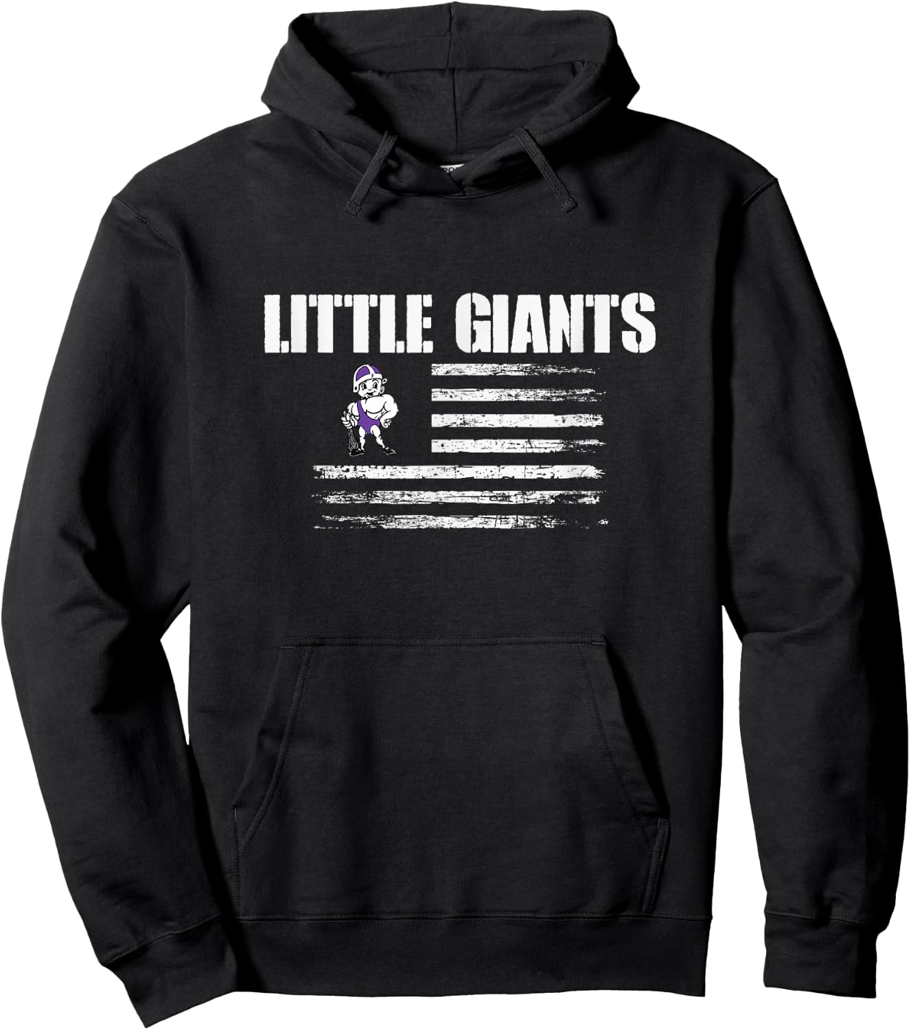 Logo USA Flag Pride HS Hoodie - Hoodie | Black