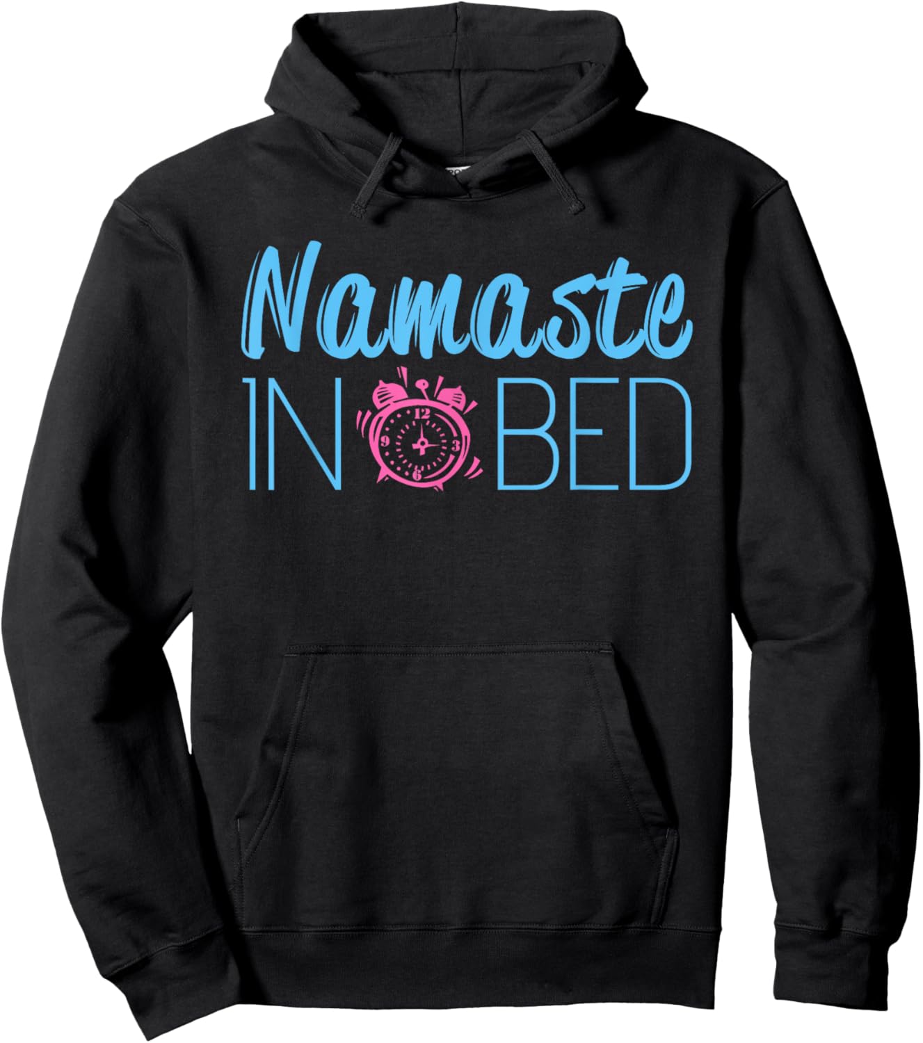 Funny Namaste Yoga Namastay In Bed Meditation Hoodie - Hoodie | Black