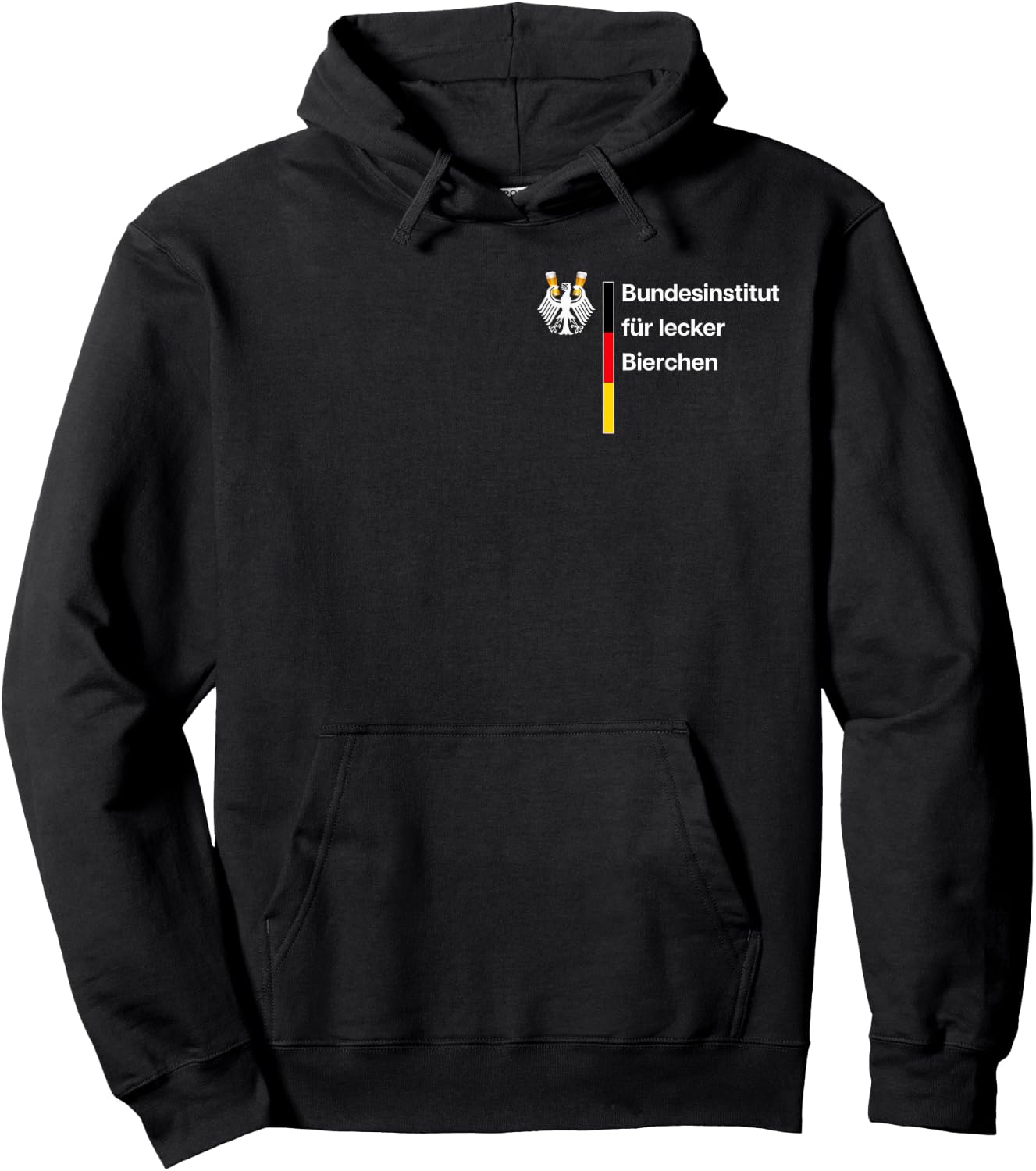 German Federal Institute for Delicious Beers Beer Lovers , black Hoodie - Hoodie | Black