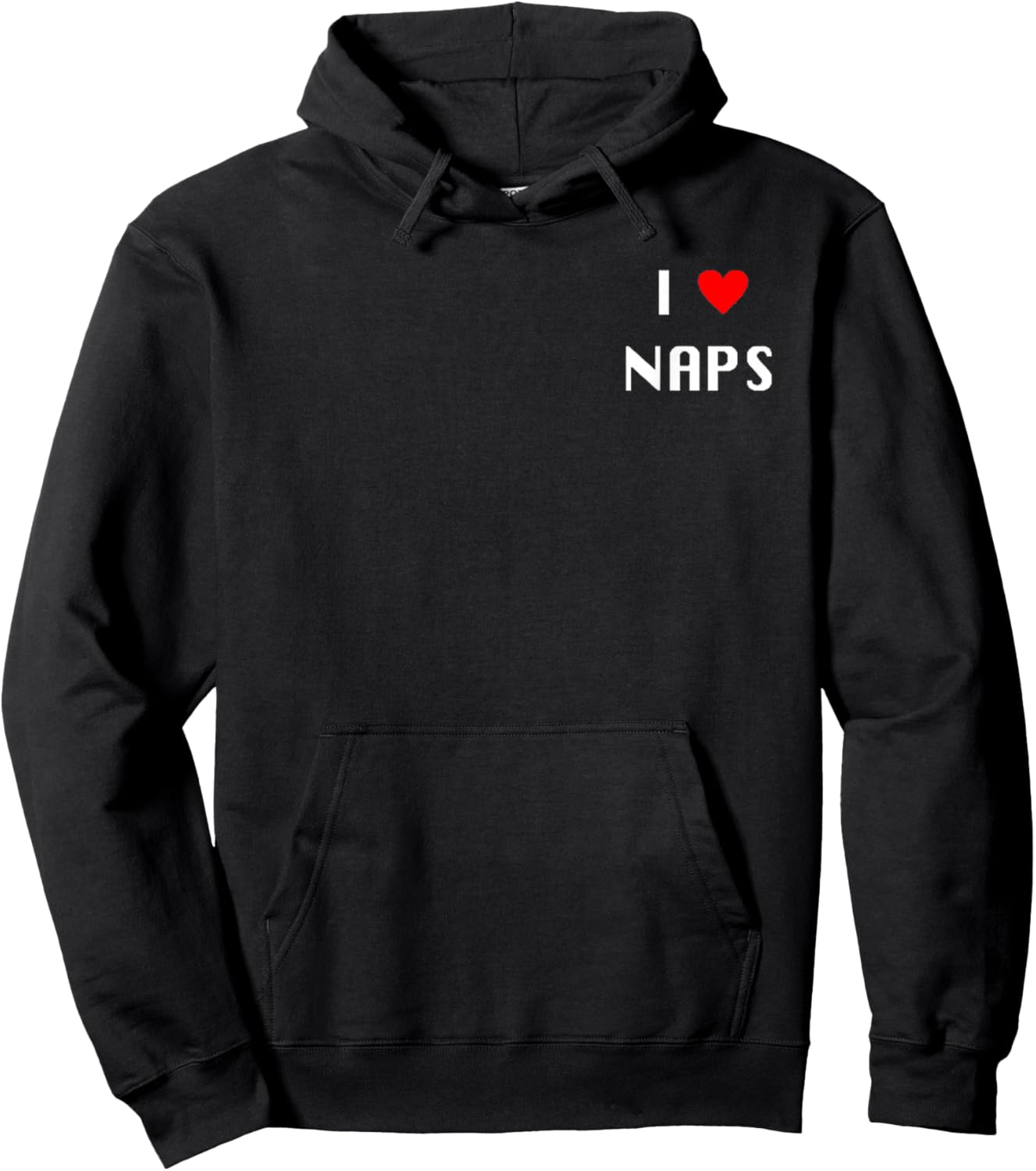 I Heart Naps - Love Naps, Lazy Afternoon, Sleep Hoodie - Hoodie | Black