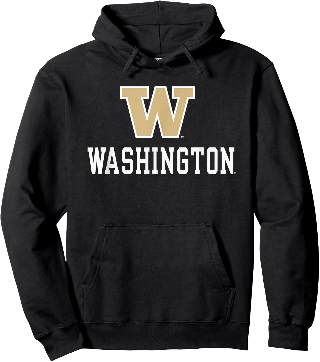 Washington Huskies Sportsmanship Purple Officially Licensed Hoodie - Hoodie | Black