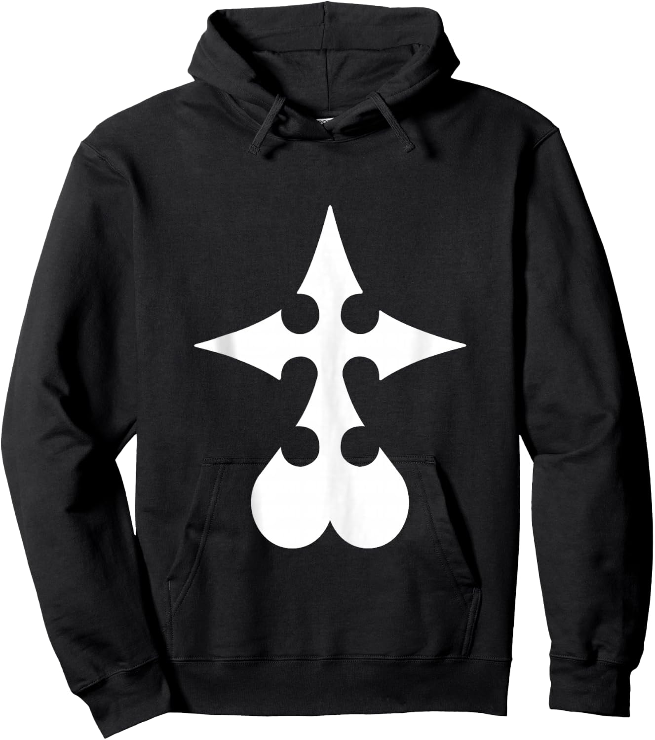 Disney Kingdom Hearts Nobody Symbol Hoodie - Hoodie | Black