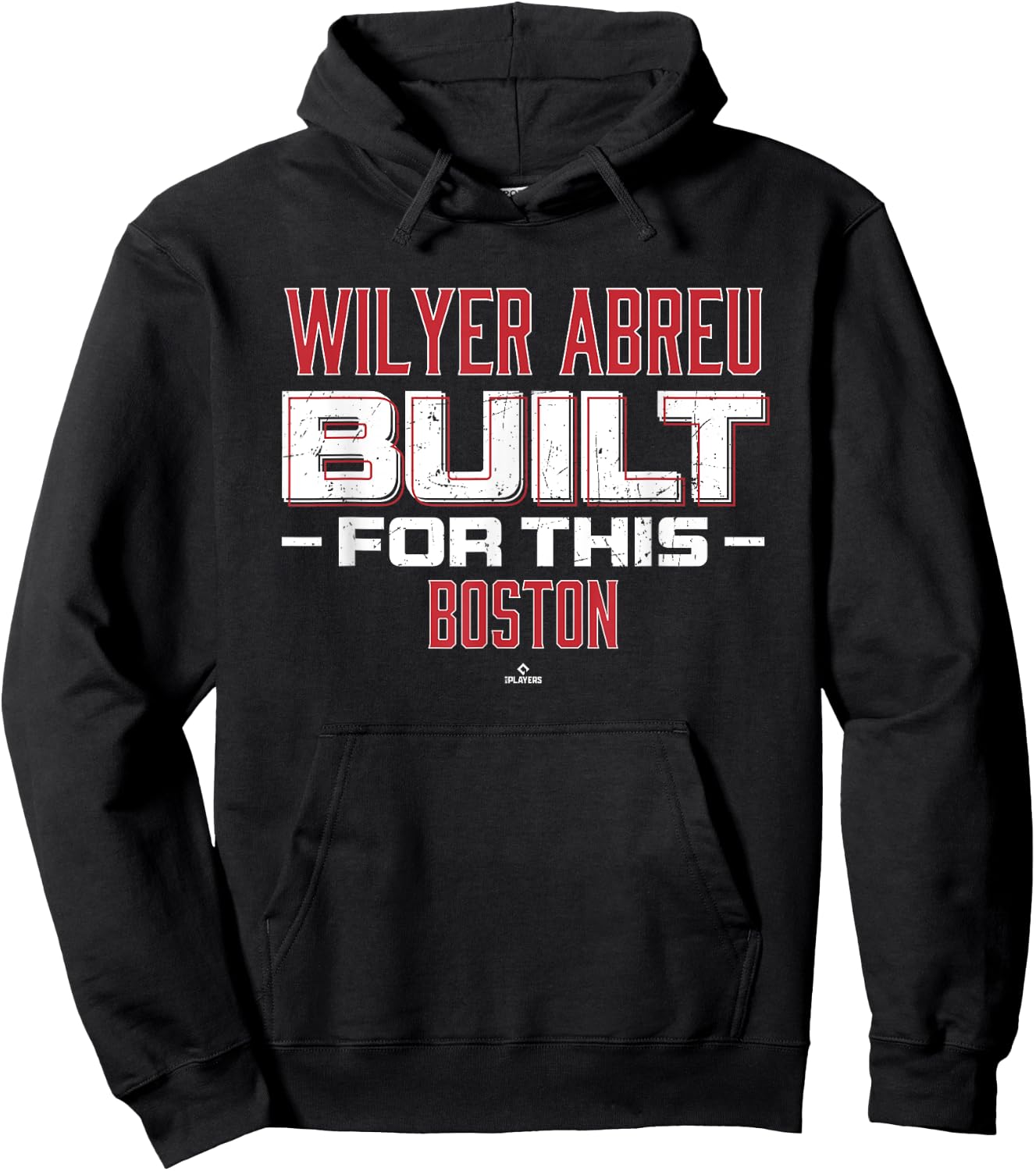 Built For This Wilyer Abreu Boston Baseball MLBPA Hoodie - Hoodie | Black