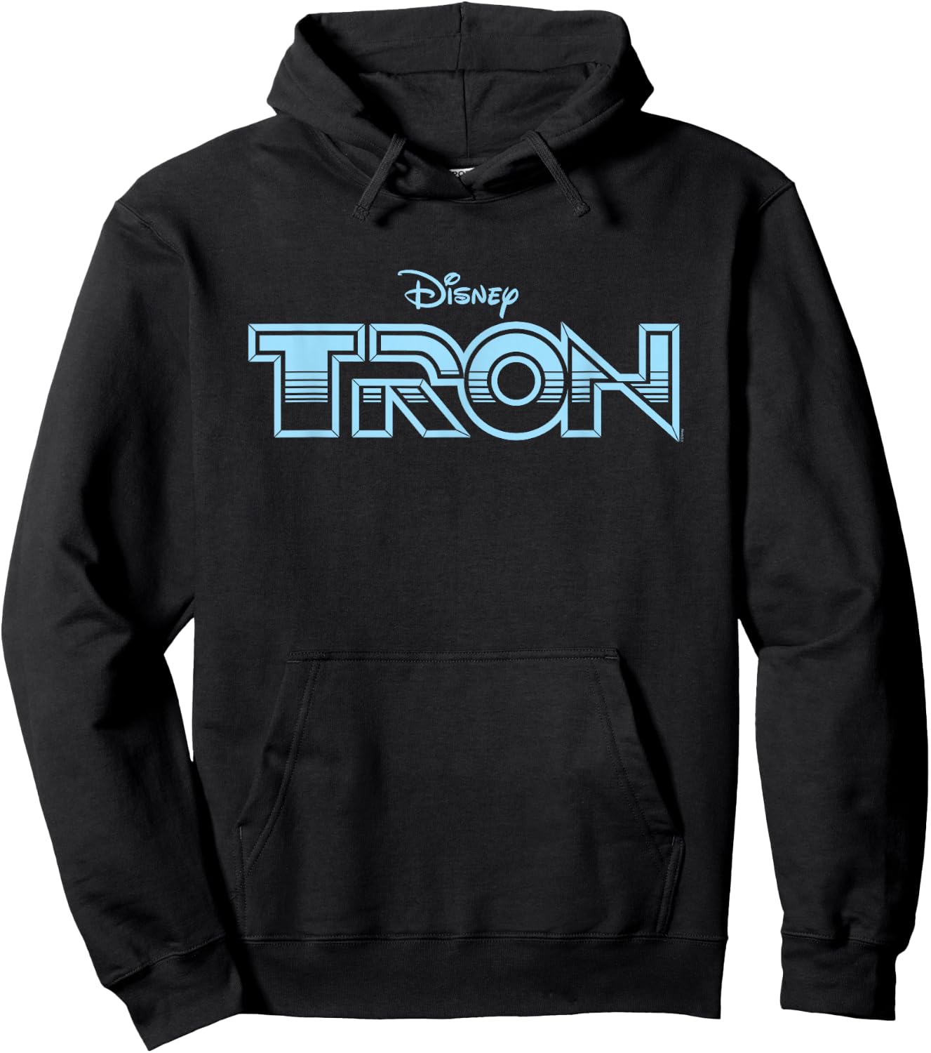 Disney TRON Official 1982 Original Movie Logo , Black, S Hoodie - Hoodie | Black