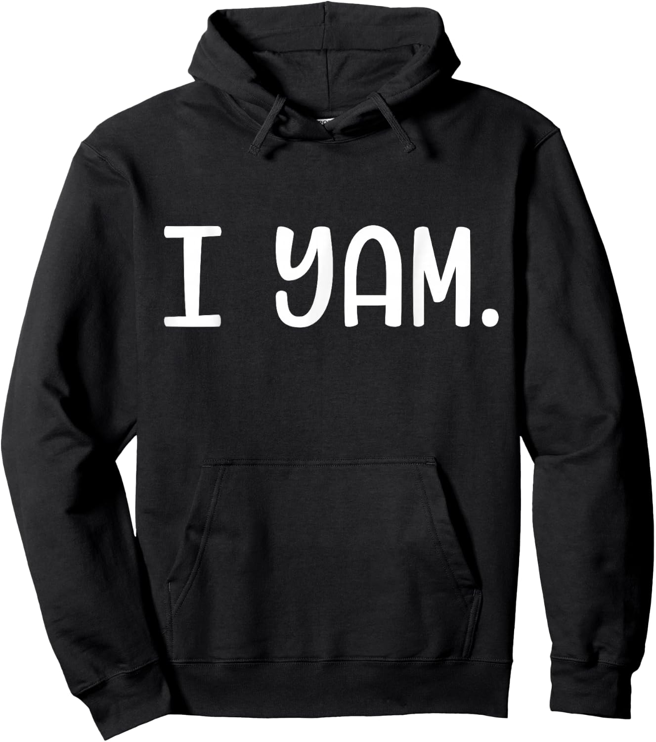 I yam sweet potato for matching thanksgiving costume Hoodie - Hoodie | Black
