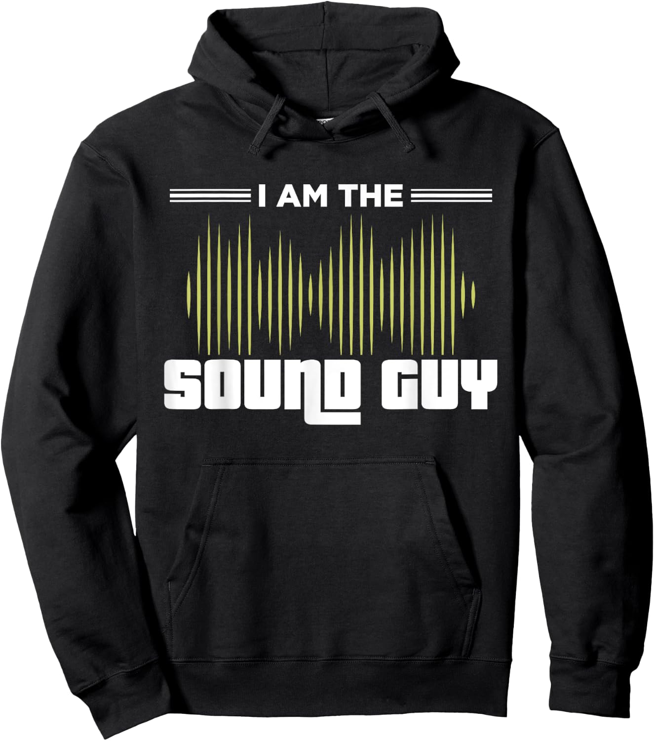 I am the Sound Guy Funny Engineer Audio Music Church Waves Hoodie - Hoodie | Black