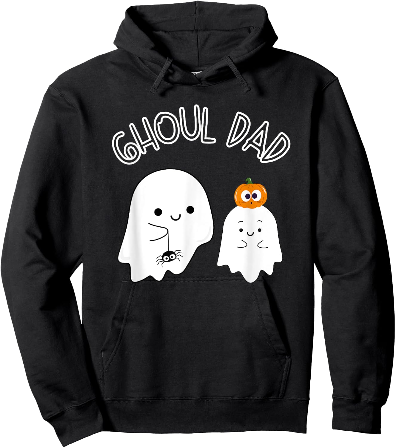 Ghoul Dad, Halloween Father, Daddy Ghost Trick or Treating Hoodie - Hoodie | Black