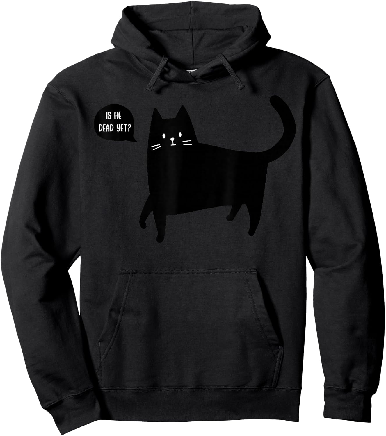 is He Vintage Dead Yet Dark Humor Retro Gifts Hoodie - Hoodie | Black