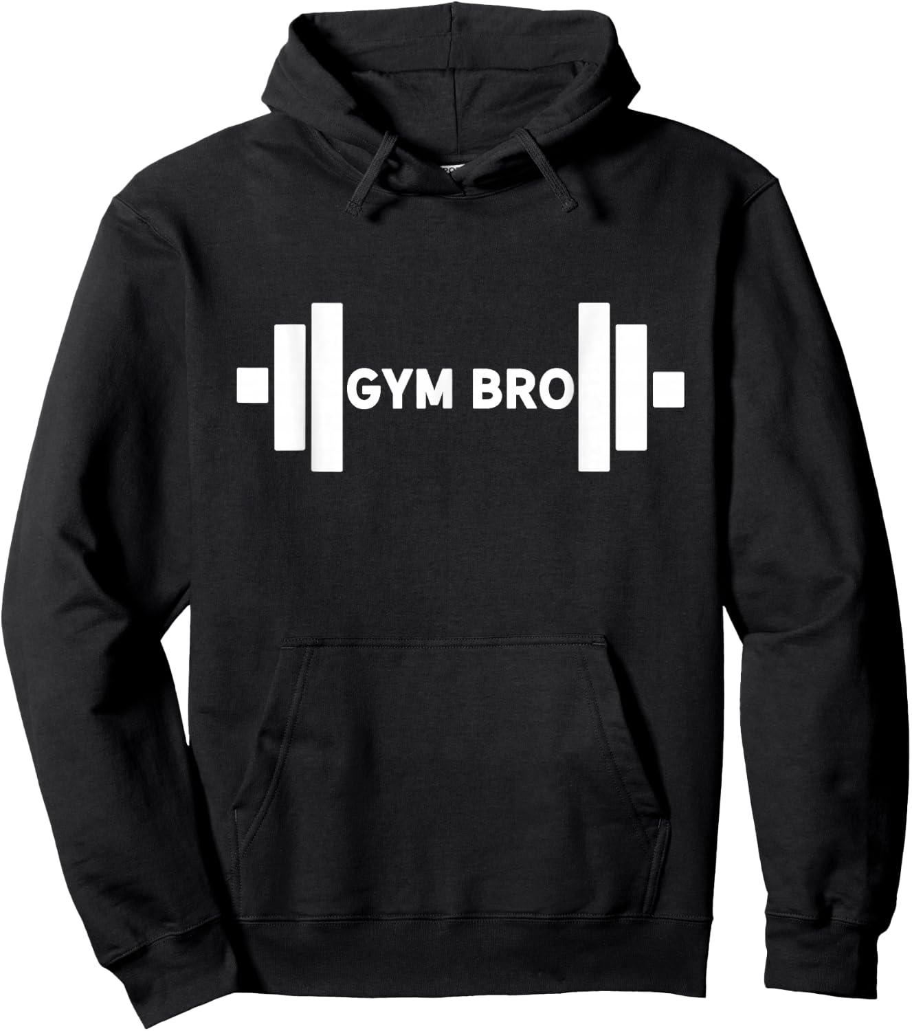 GYM BRO Gym Rat Workout Gains Heavy Lifting Muscle Build Hoodie - Hoodie | Black