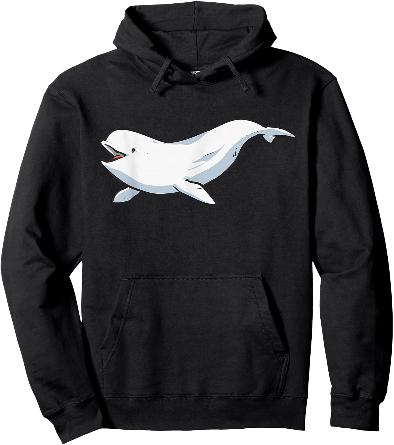 Beluga Whale Hoodie - Hoodie | Black