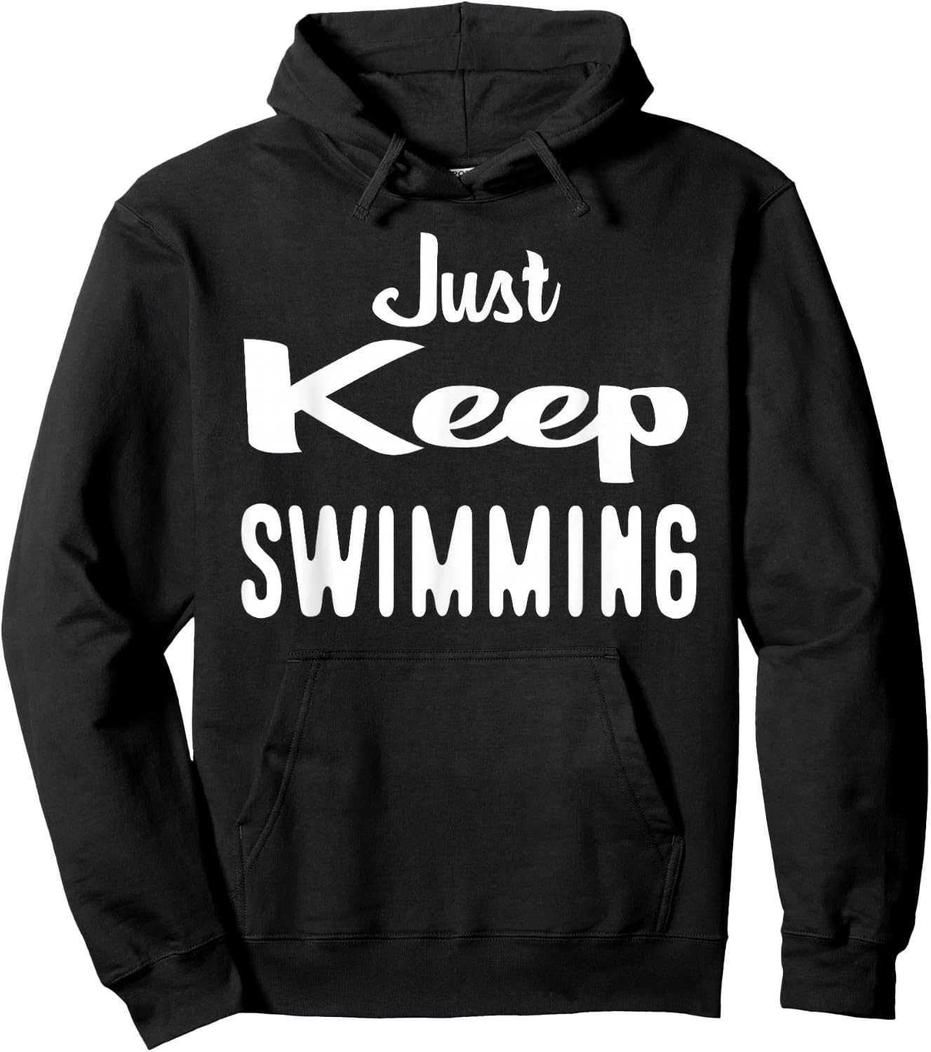 Just Keep Swimming Hoodie - Hoodie | Black