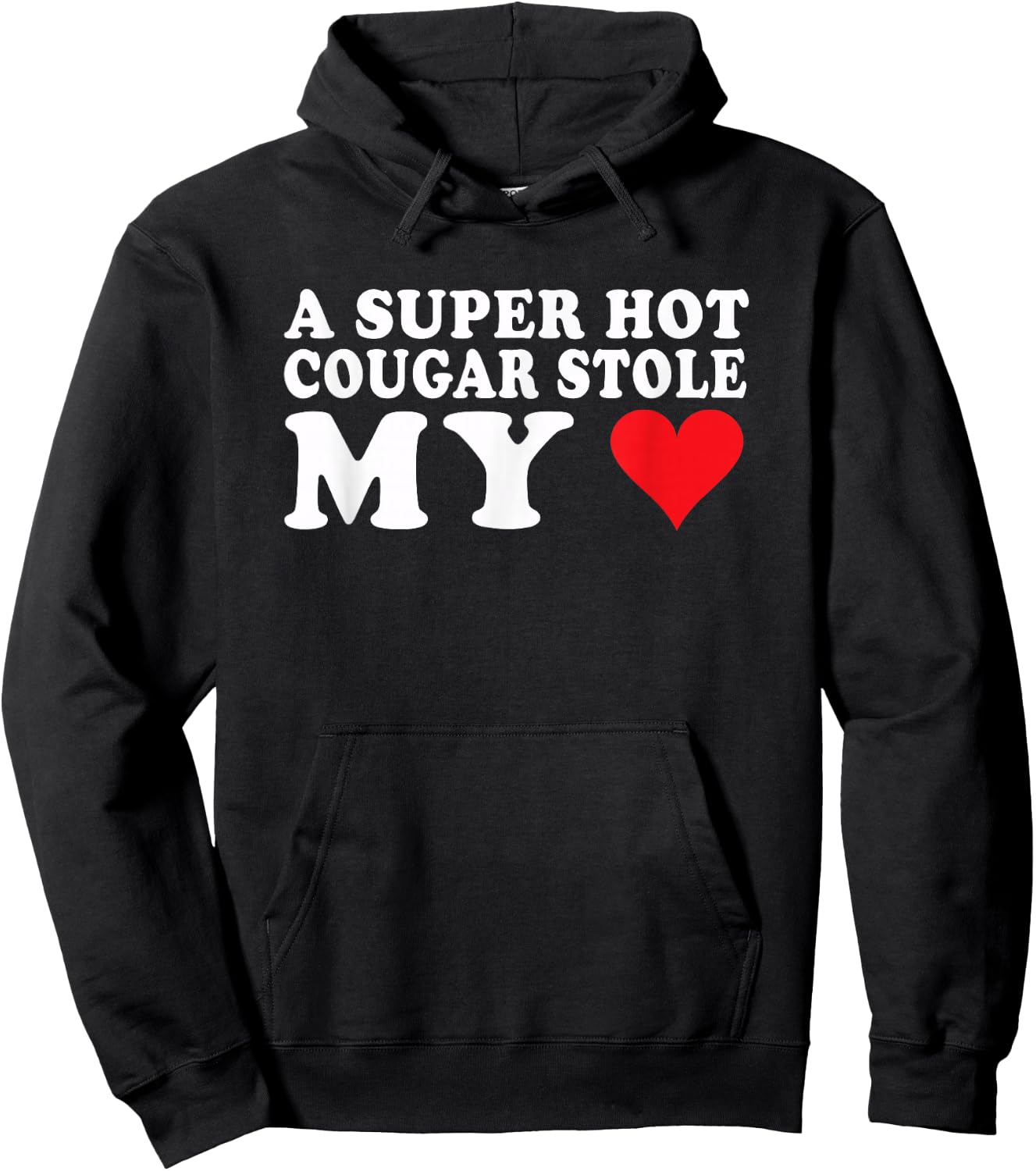 I Love My Older Girlfriend Super Hot Cougar Stole My Heart Hoodie - Hoodie | Black