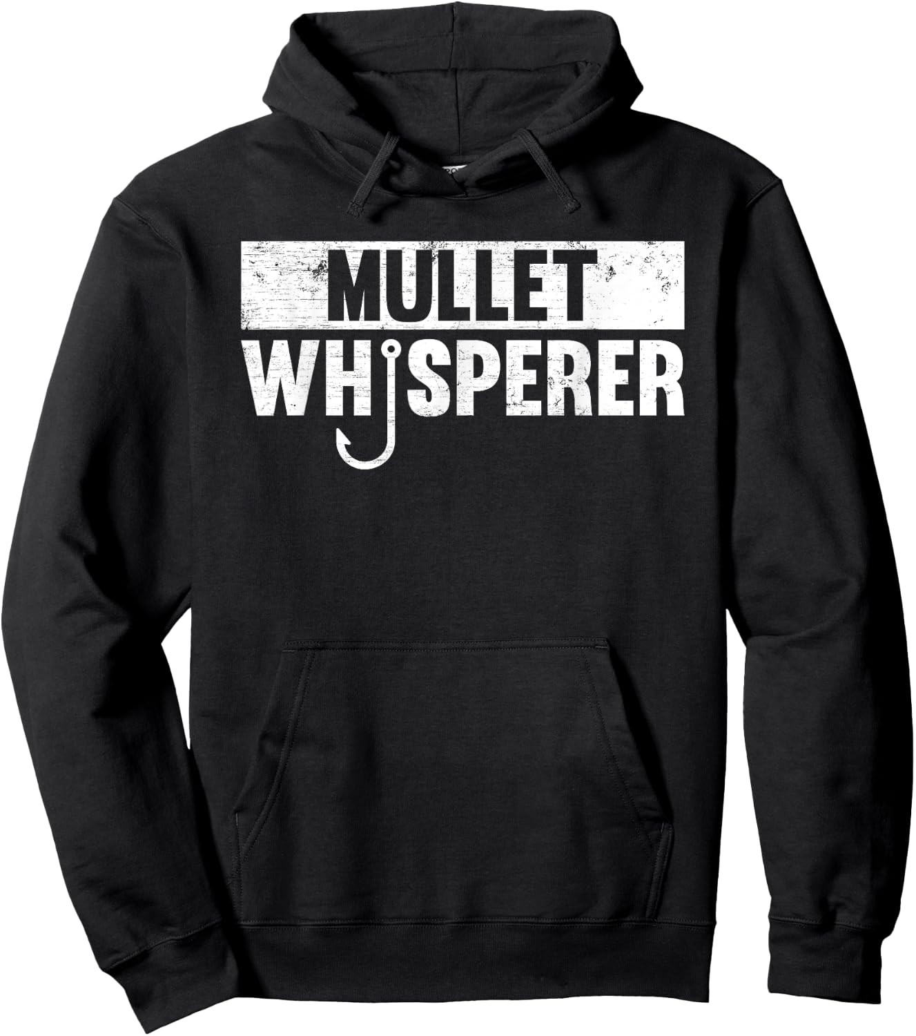 Mullet Whisperer Fishing Hoodie - Hoodie | Black