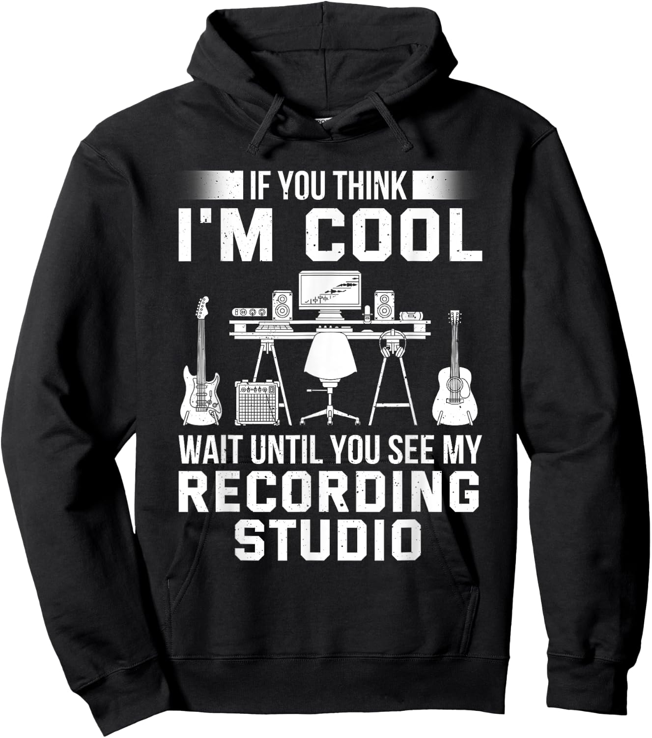 Music producer Hoodie - Hoodie | Black