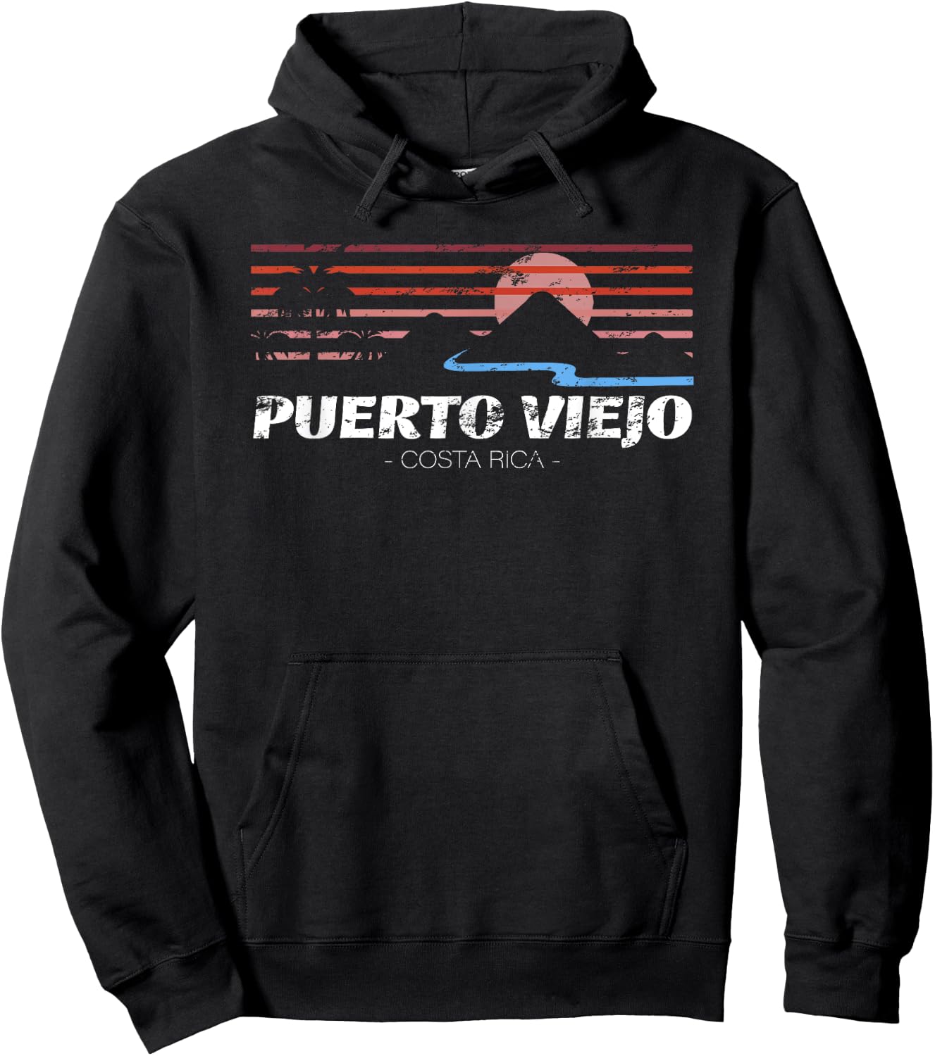 Puerto Viejo Costa Rica Hoodie - Hoodie | Black