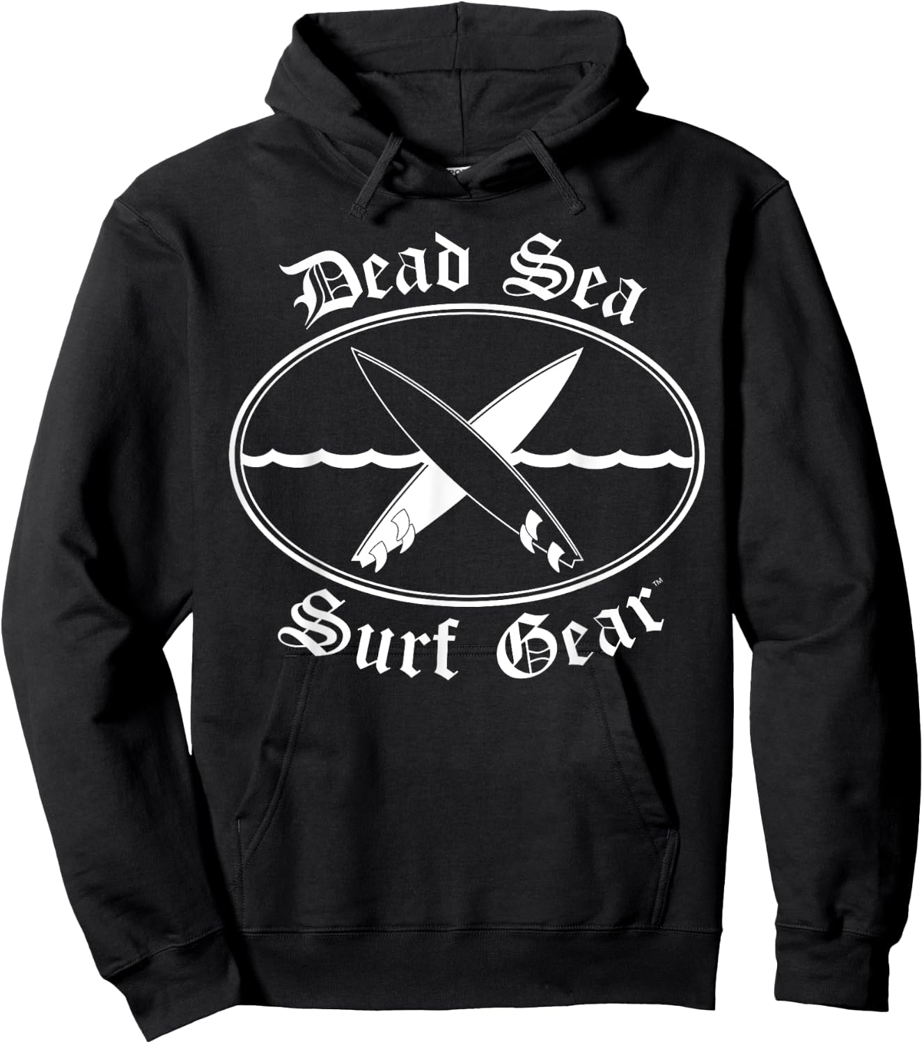 Dead Sea Surf Gear -- Christian Surfing Hoodie - Hoodie | Black