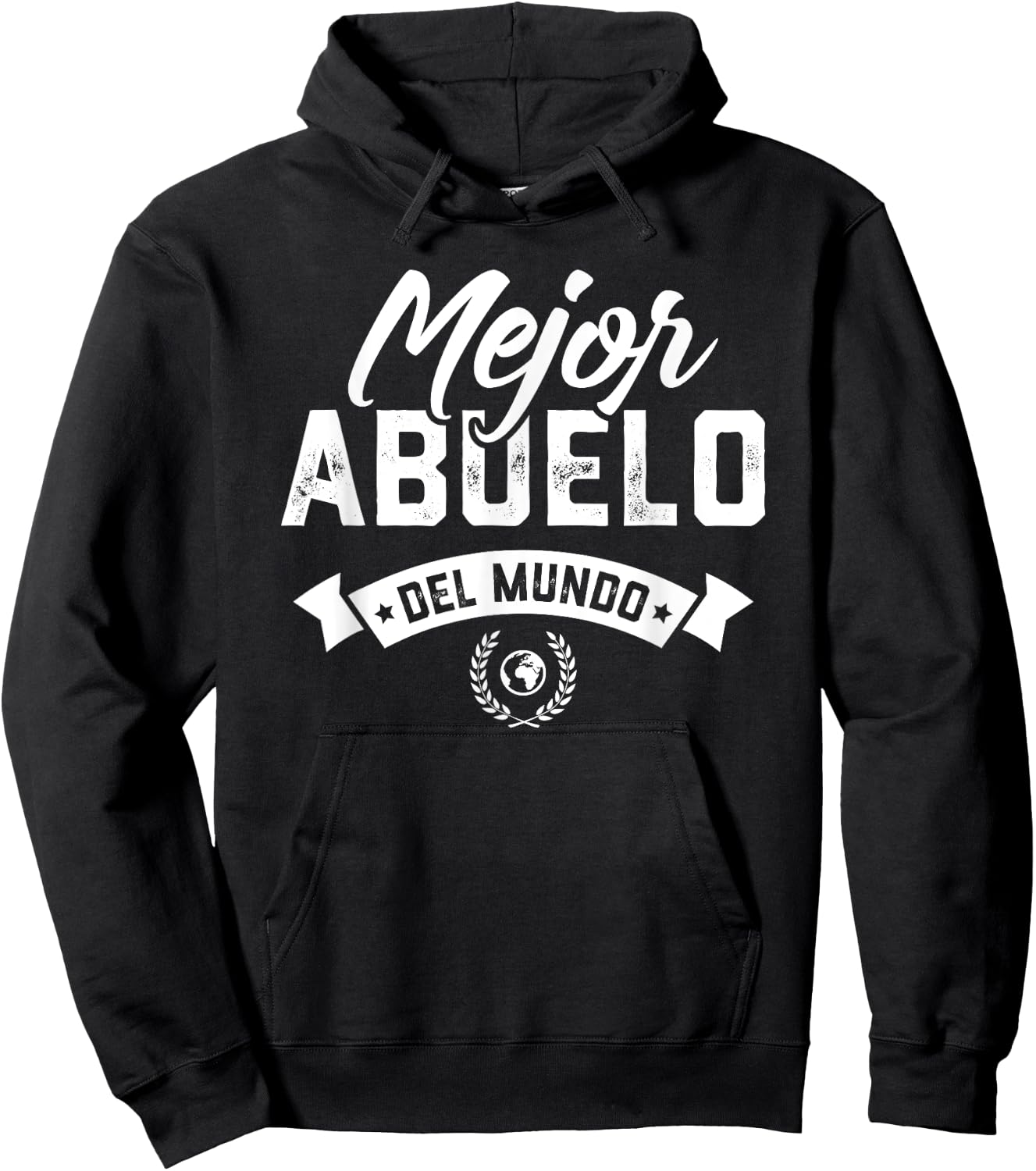Regalo Para Abuelo Mejor Abuelo Del Mundo Dia Del Padre Hoodie - Hoodie | Black