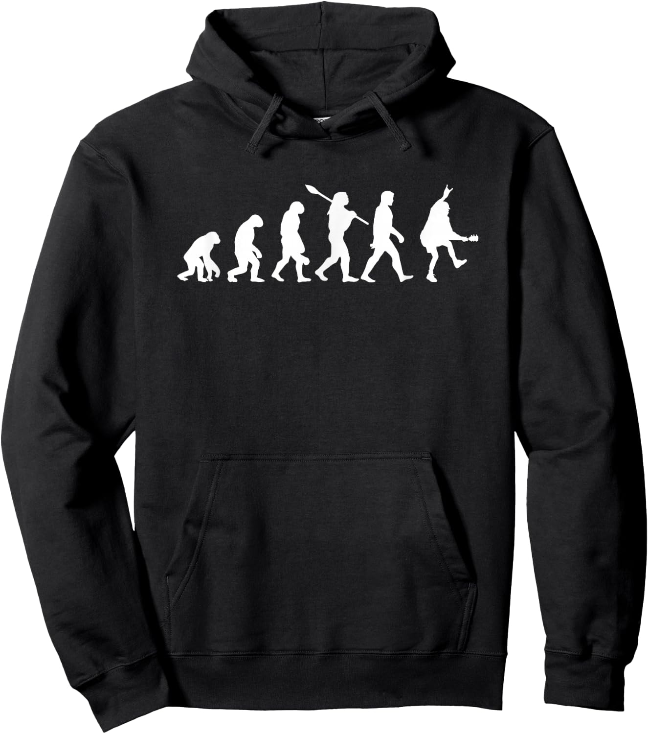 Evolution Duckwalk Angus – Rock Hardrock Heavy Metal Hoodie - Hoodie | Black