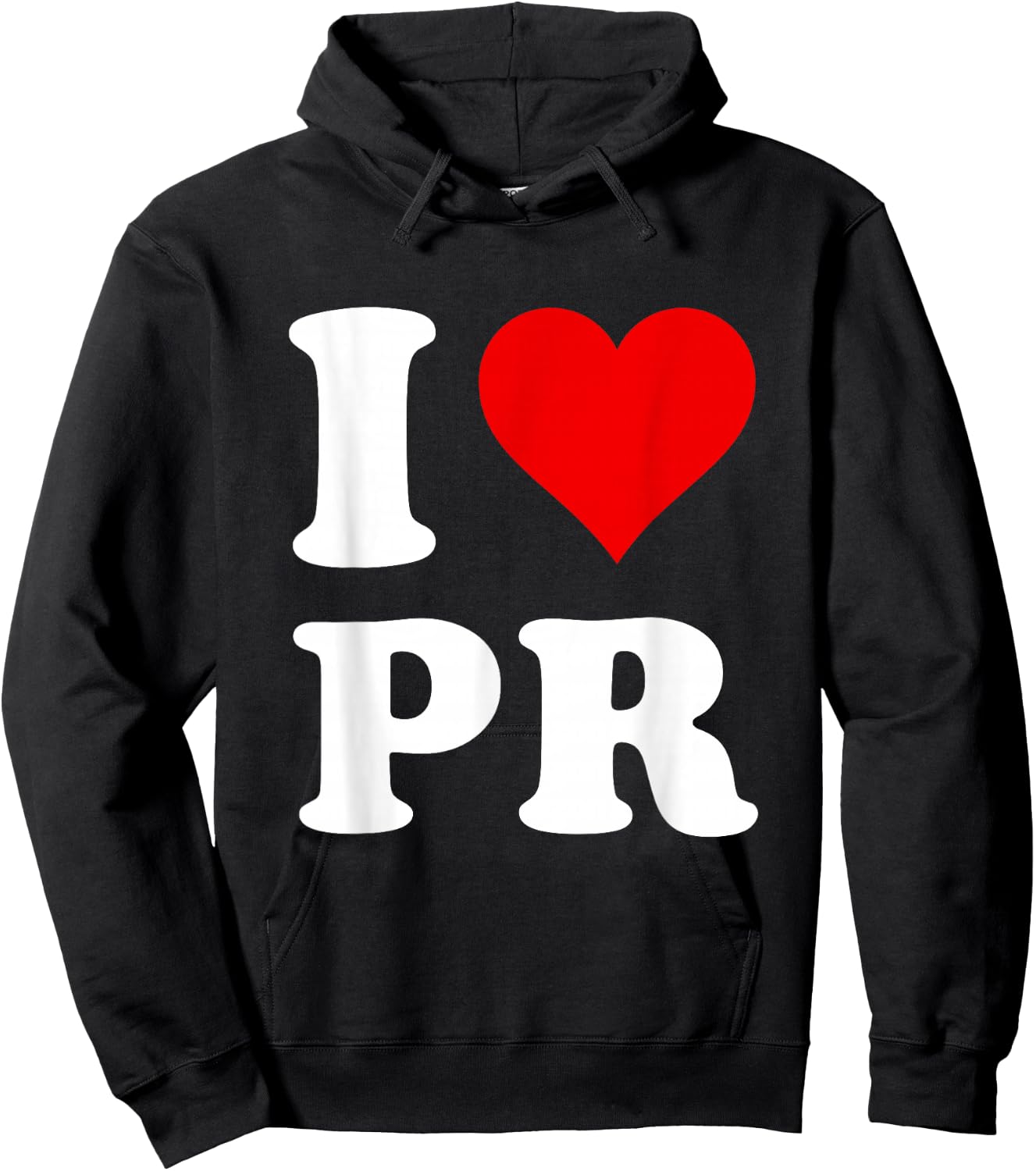 I Love PR Hoodie - Hoodie | Black