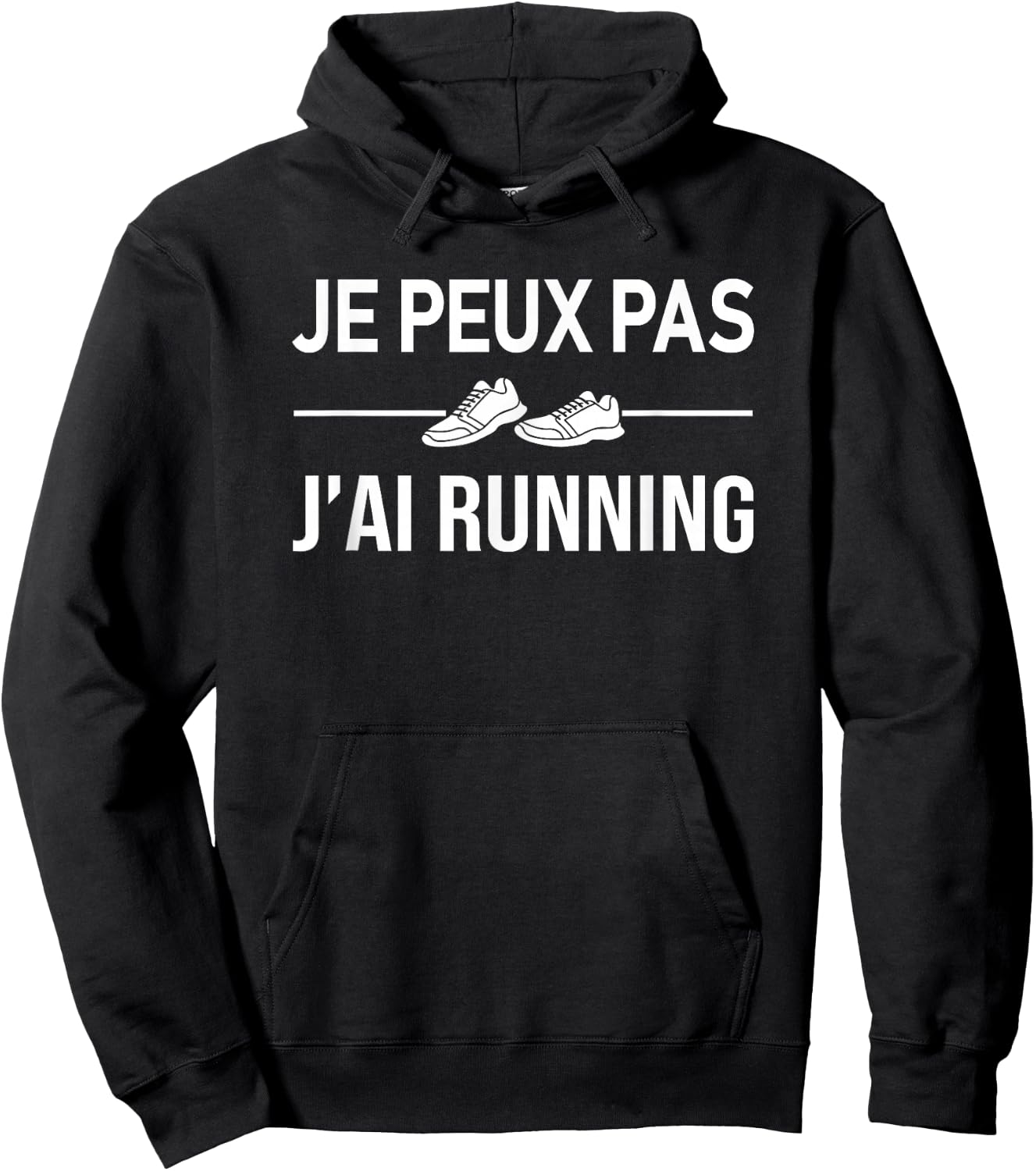 Je Peux Pas J'ai Running Footing Running Runner Funny , Black, S Hoodie - Hoodie | Black