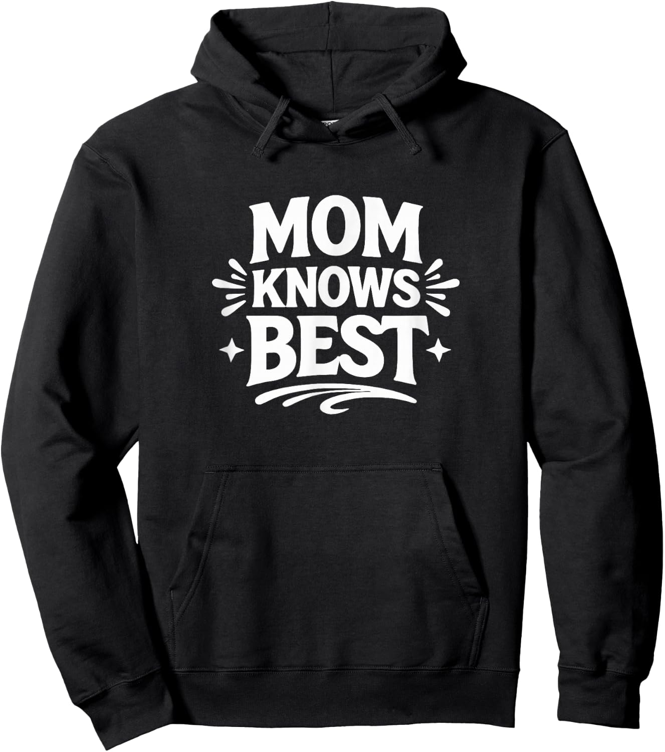Mom Knows Best Hoodie - Hoodie | Black