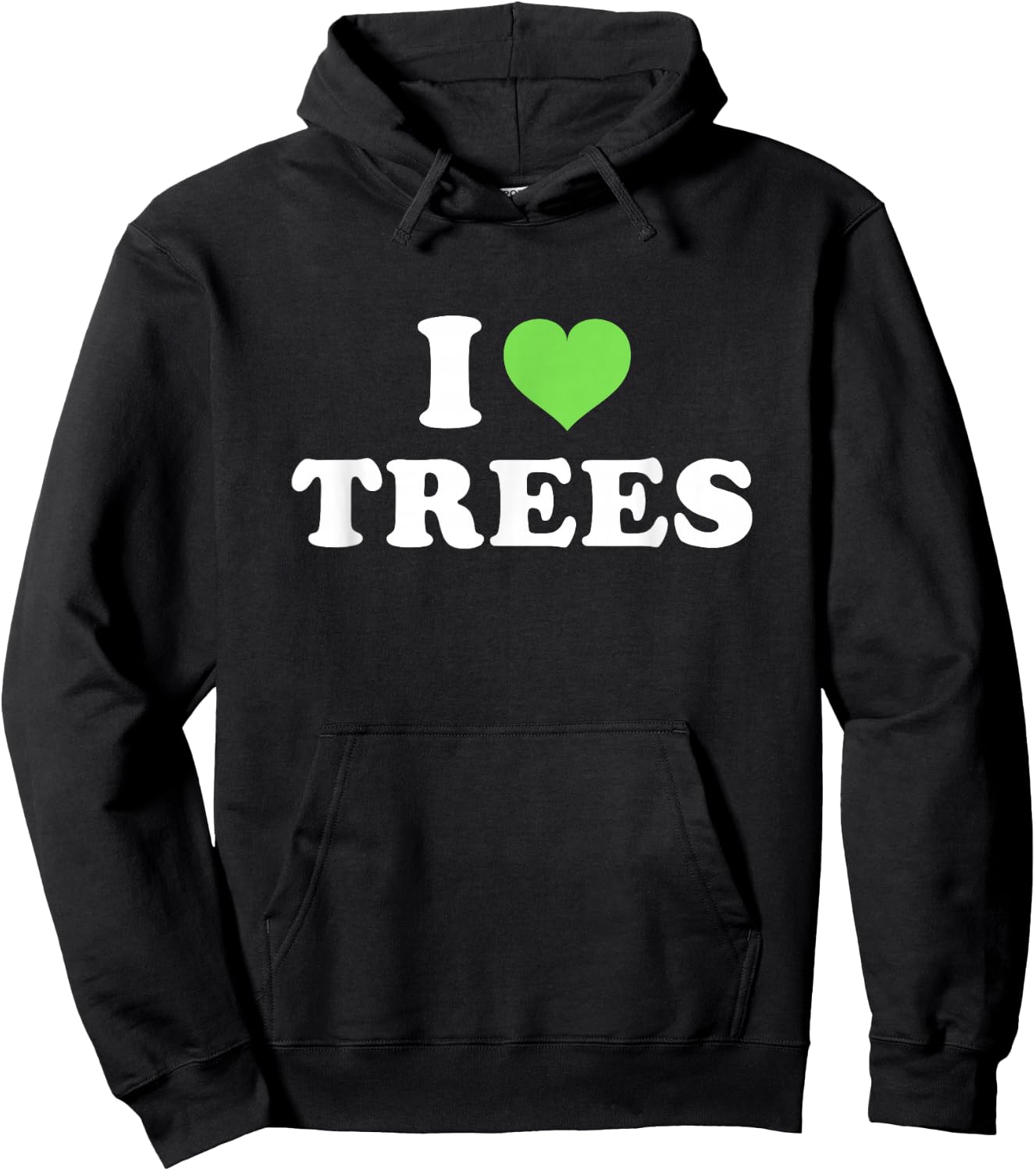 I Love Trees Hoodie - Hoodie | Black