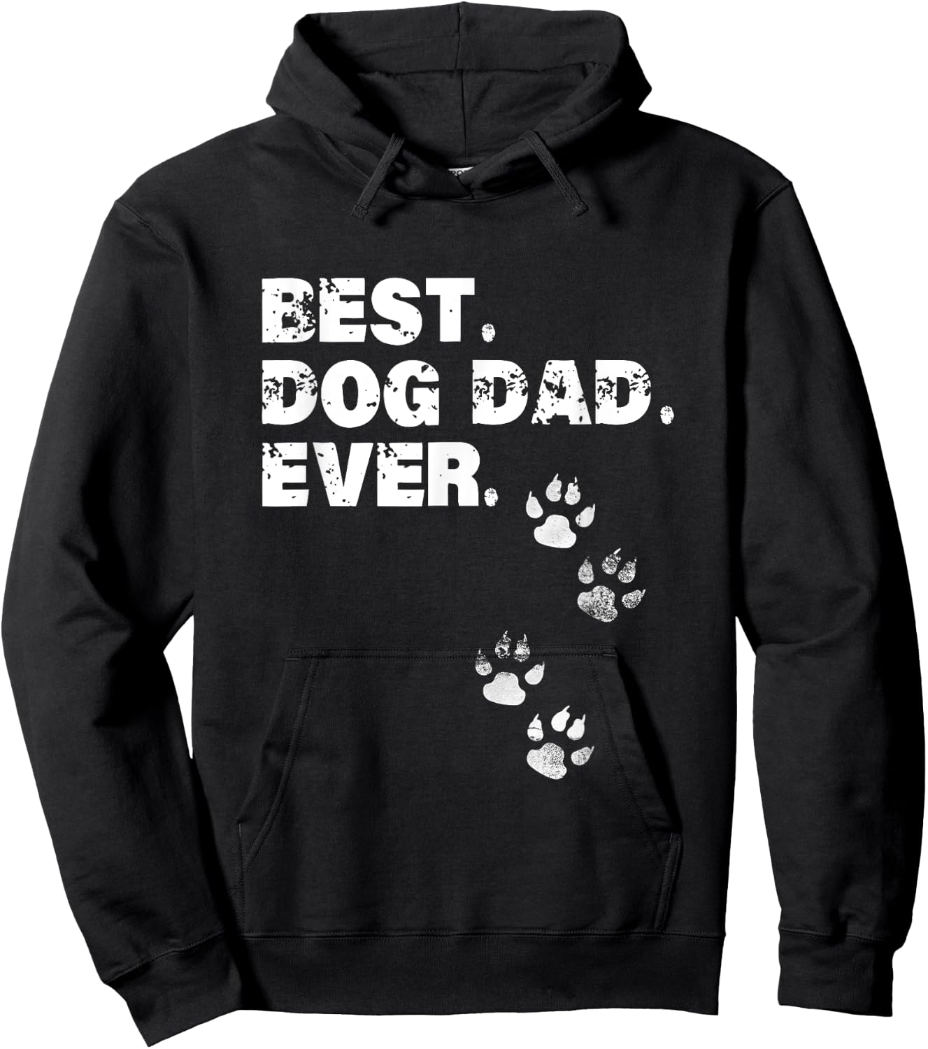 Best Dog Dad Ever Shirt Gift Father's Day Hoodie - Hoodie | Black