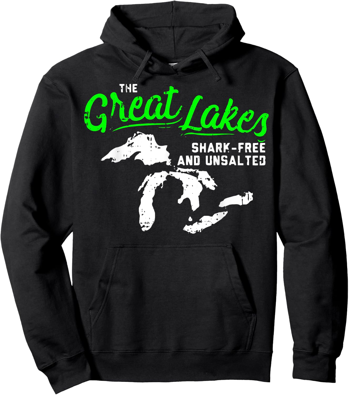 The Great Lakes Shark Free Unsalted Hoodie - Hoodie | Black