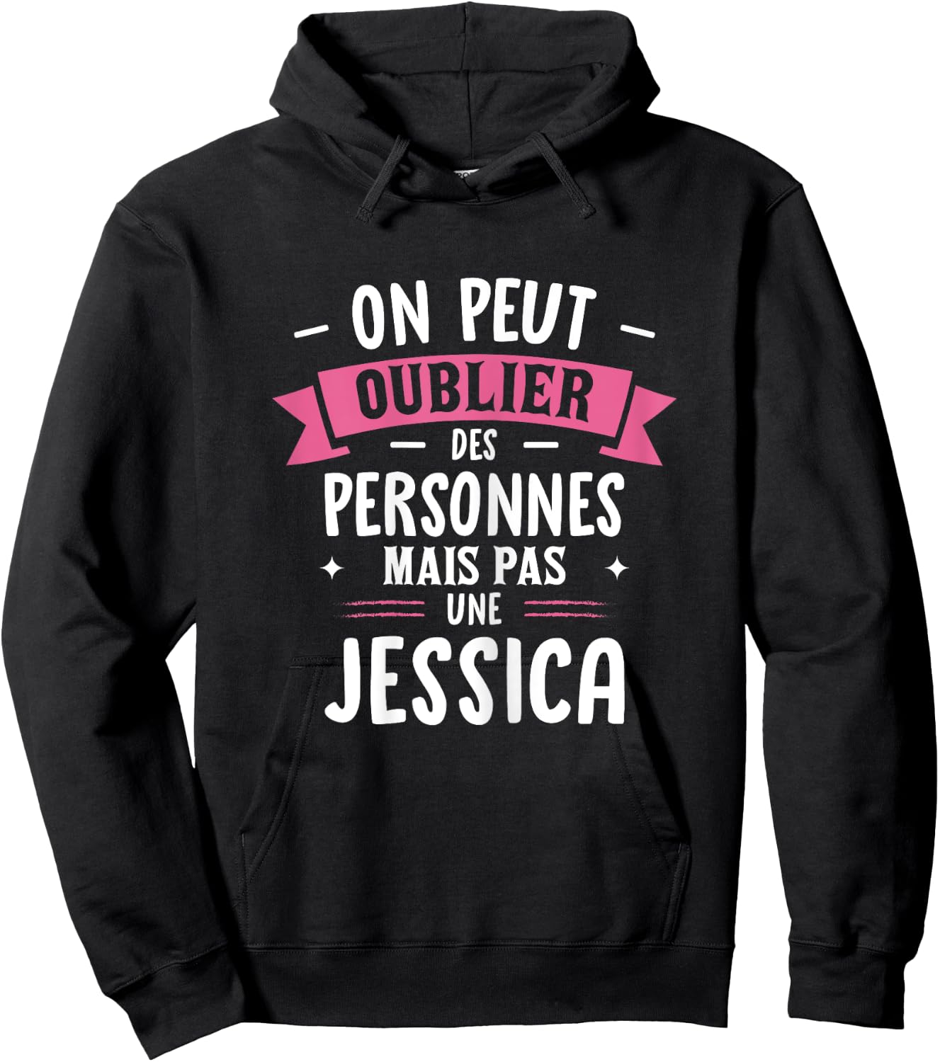 Woman Humor Girlfriend Personalized Gift BFF Name Jessica , Black, Female X-Small Hoodie - Hoodie | Black