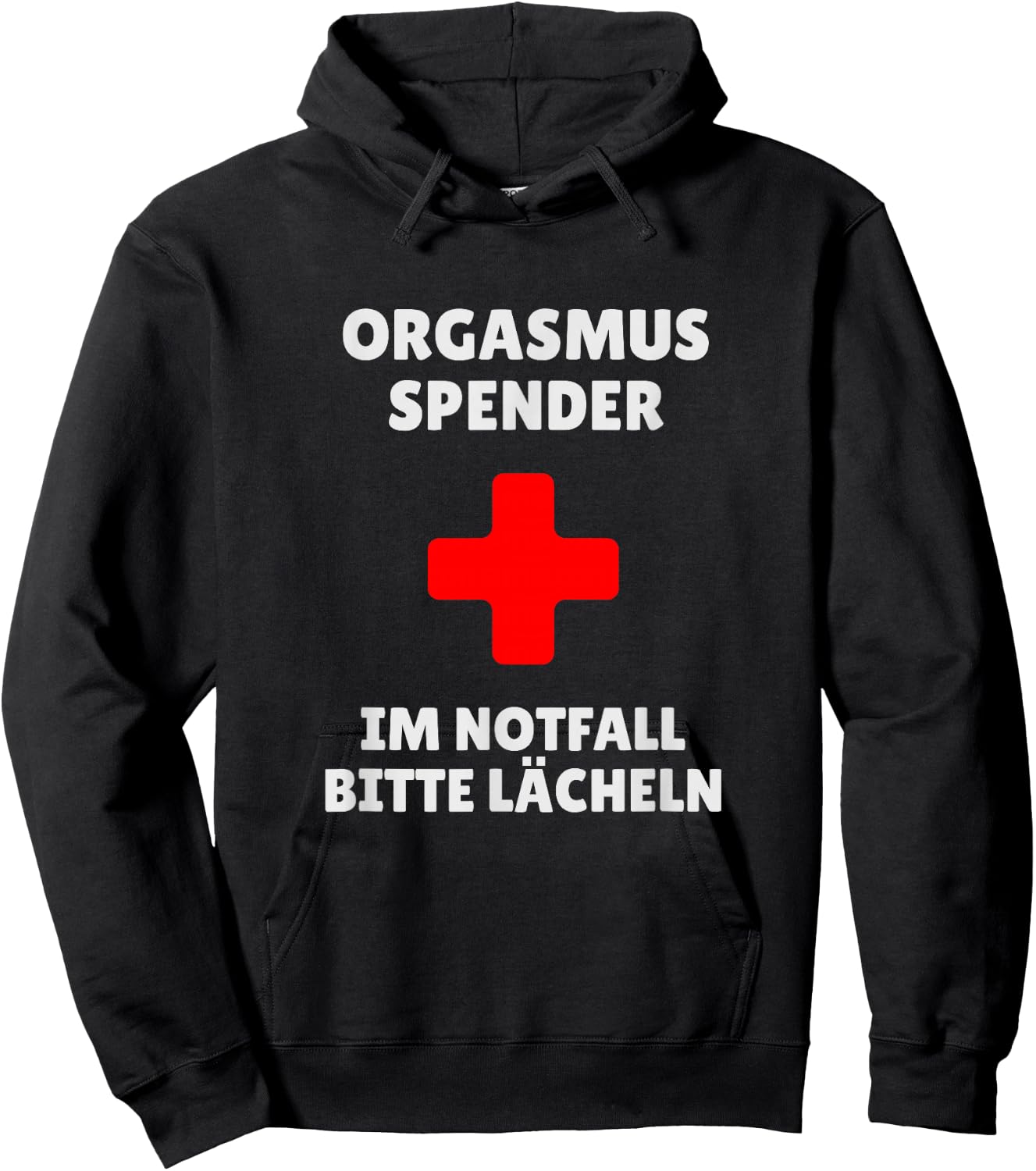 Orgasm Dispenser - Im Notfall bitte Lächeln Party Fun , black Hoodie - Hoodie | Black