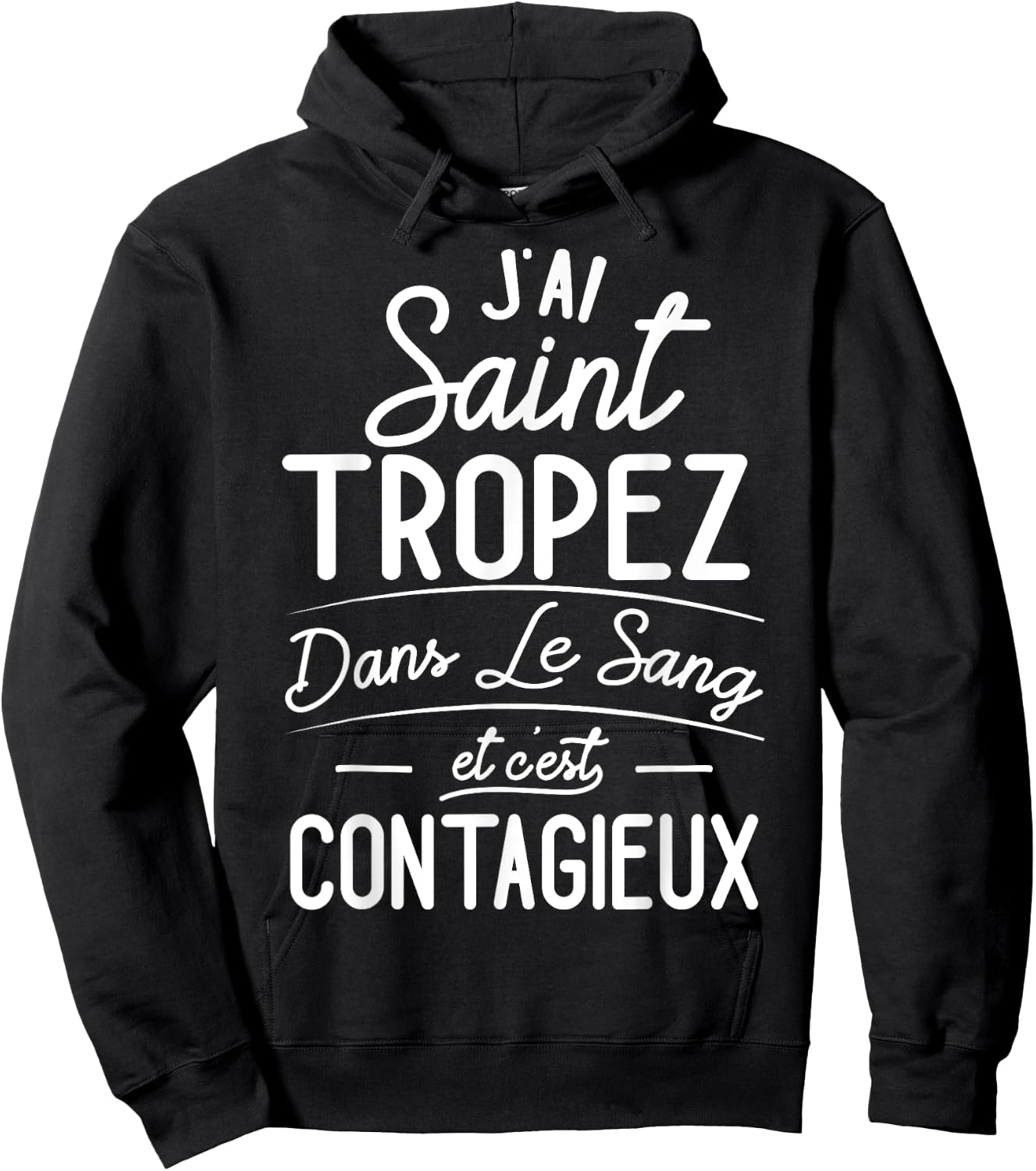 Saint-Tropez In The Blood Gift Tropéziens , Black, S Hoodie - Hoodie | Black