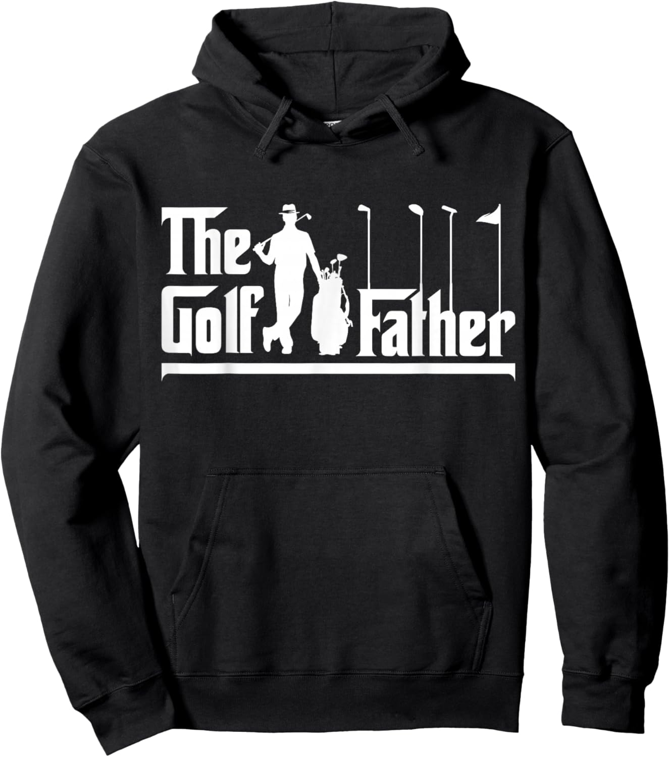 The Golf Father, Funny Golf Balls, Golfing Golf Father1 Hoodie - Hoodie | Black