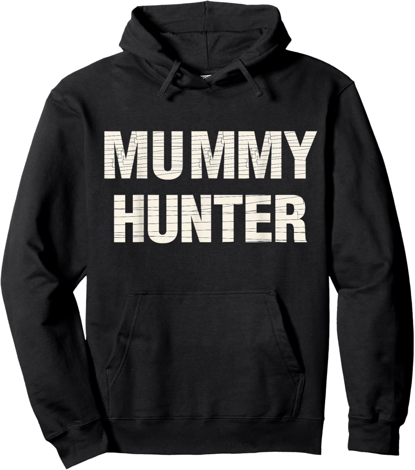 Mummy hunter halloween costume for man and woman Hoodie - Hoodie | Black
