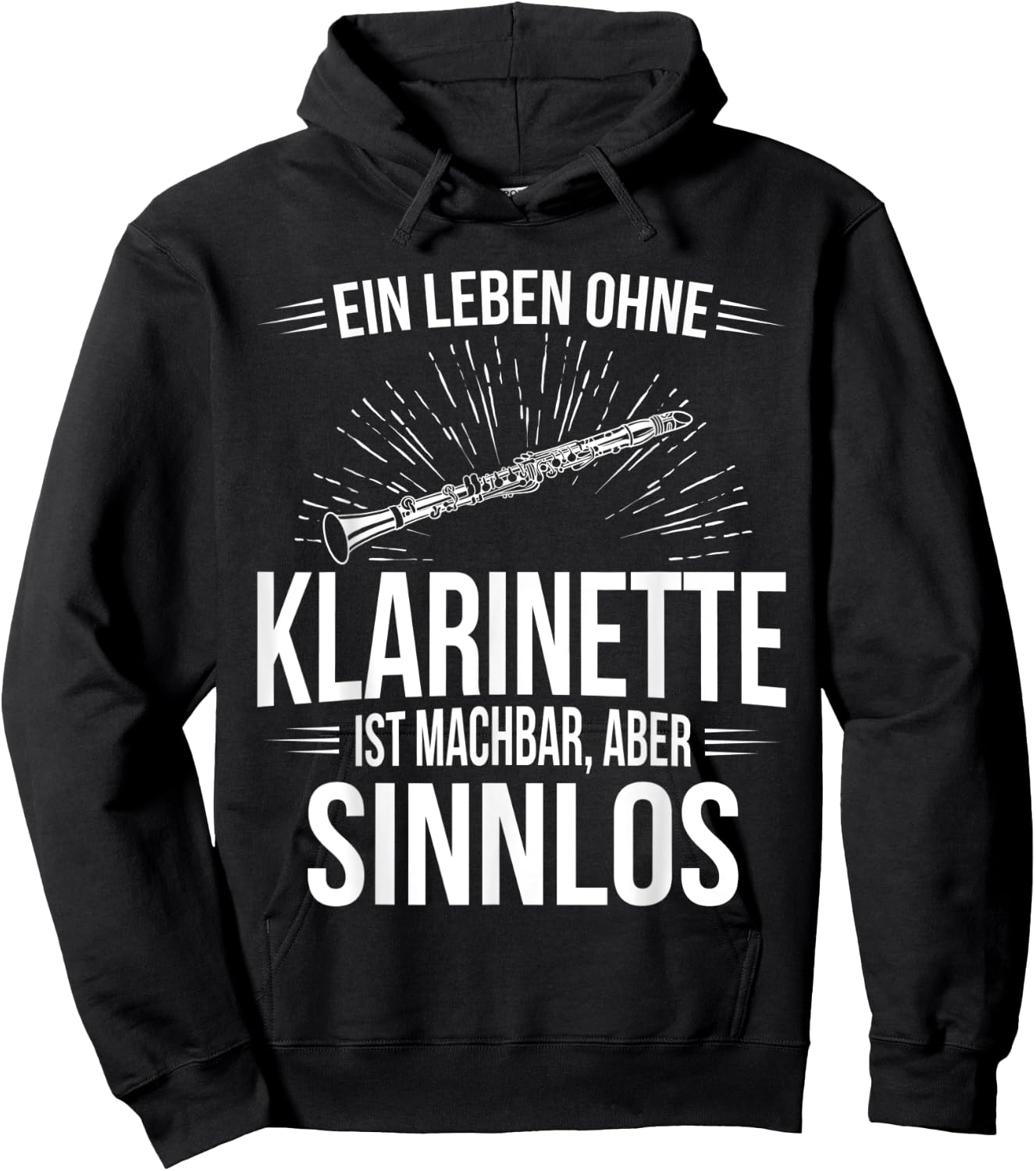 Klarinettist Klarinette Hoodie - Hoodie | Black
