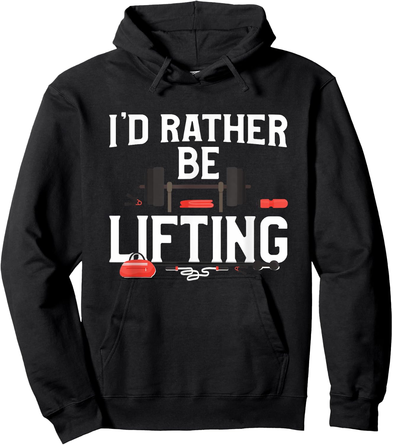 I'd Rather Be Lifting Hoodie - Hoodie | Black