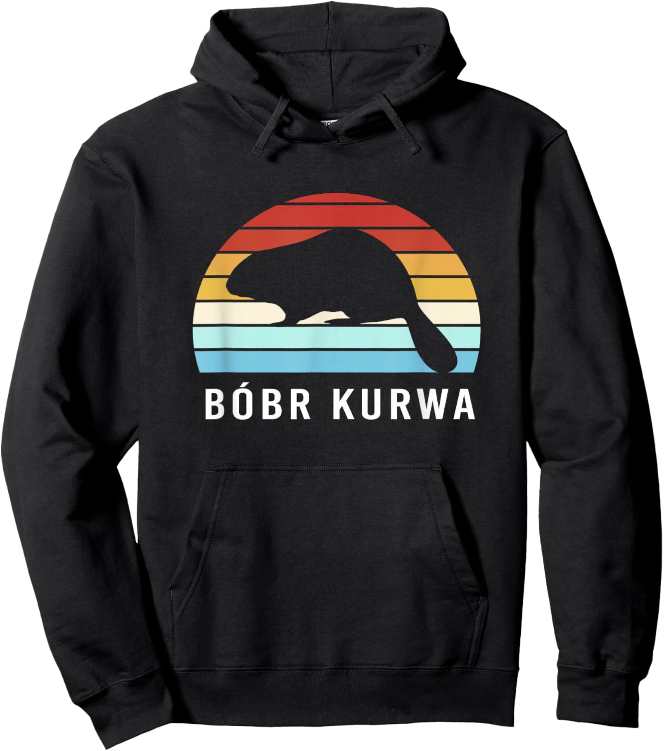 Bobr Kurwa Funny Beaver Meme Bóbr Bober Kurwa Hoodie - Hoodie | Black