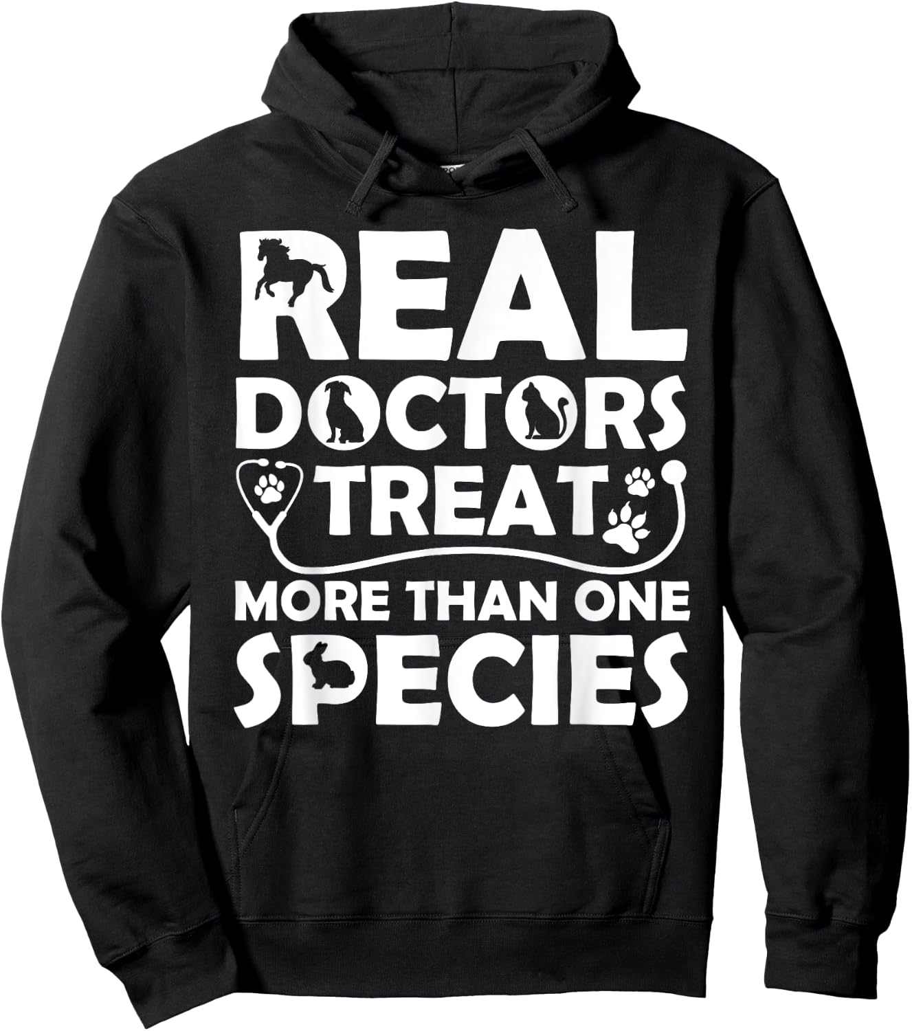 Cool Veterinarian Design Women Veterinary Pet Doctor Hoodie - Hoodie | Black