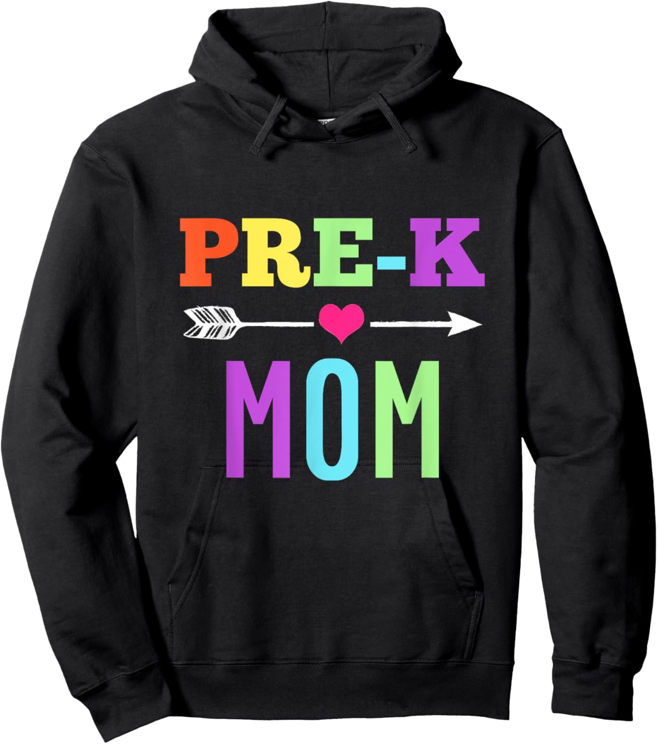 Pre K Mom - Awesome Back To School Mother Hoodie - Hoodie | Black