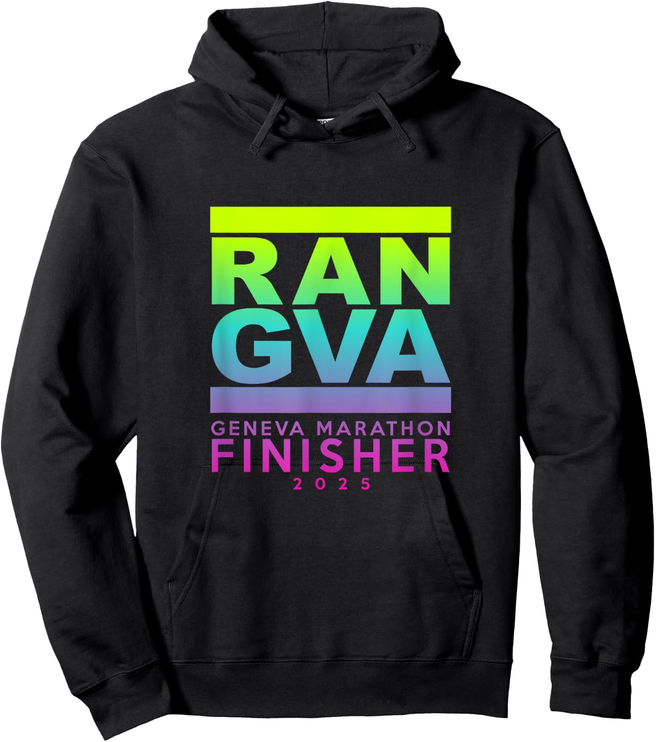 Marathon GENEVA 2025 Finisher Hoodie - Hoodie | Black