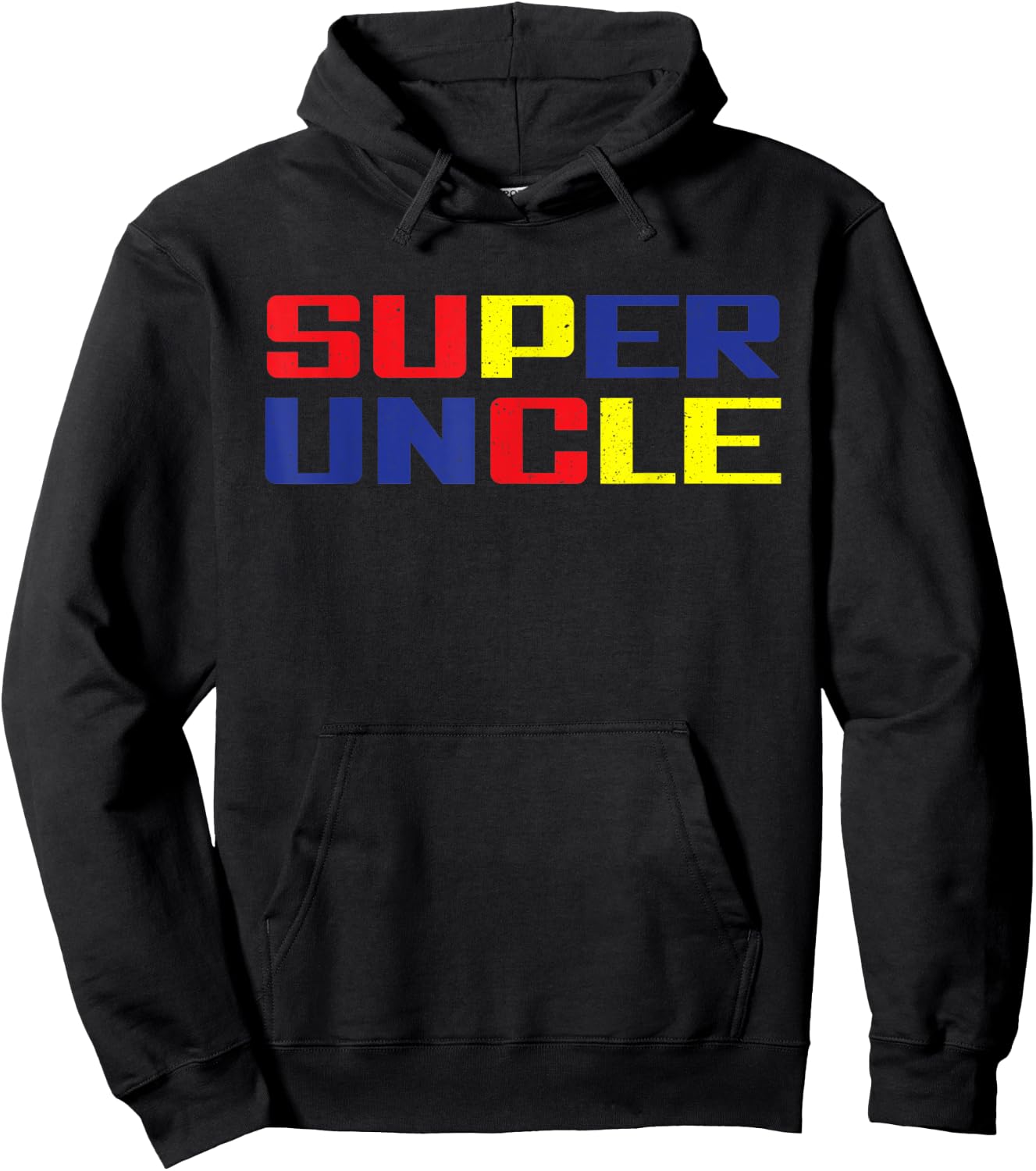 Super Uncle World's Best Uncle Ever Awesome Cool Uncle Hoodie - Hoodie | Black