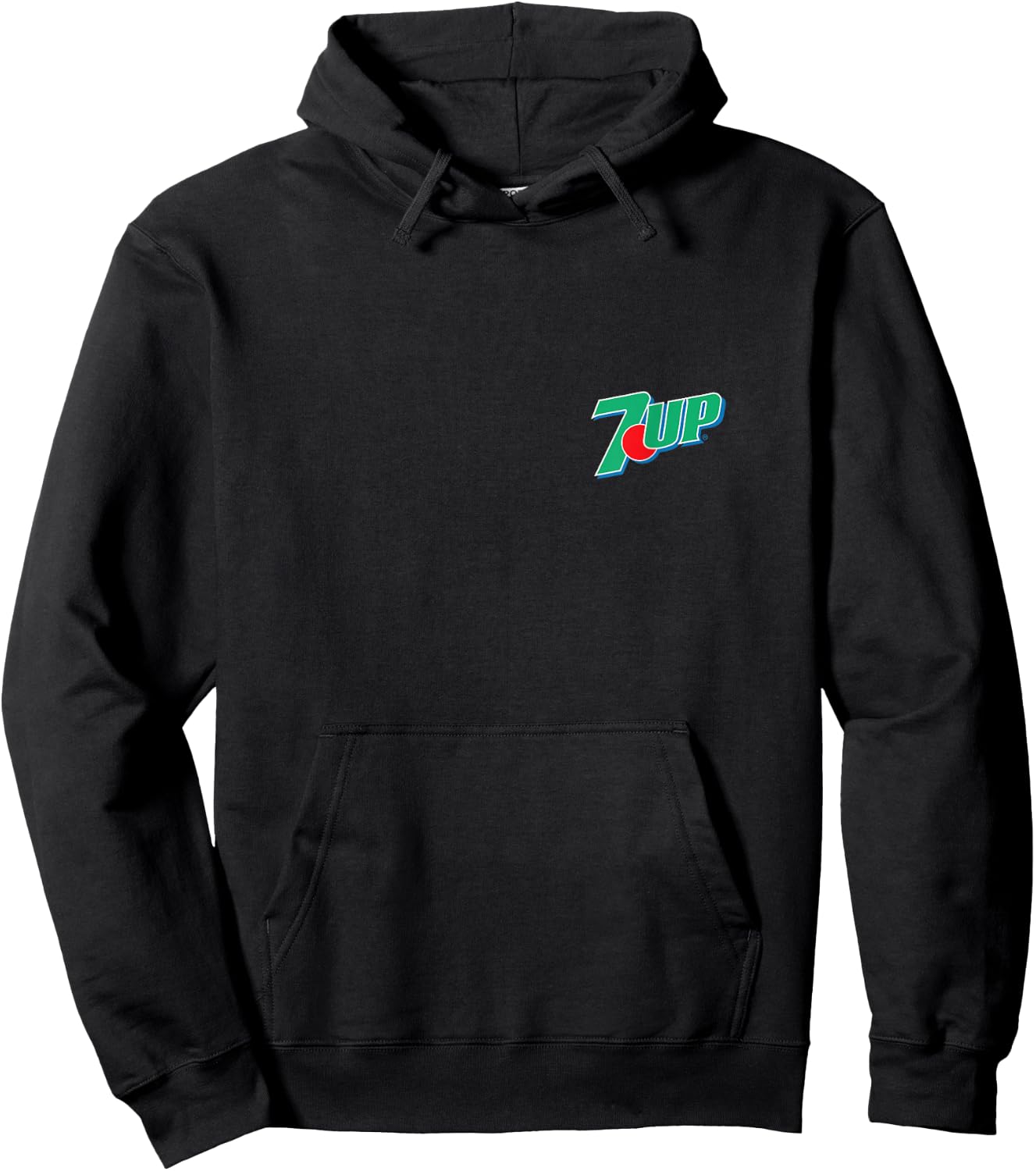 7UP PAPL1896 Drink Classic Logo Racing Graphic Apparel Hoodie - Hoodie | Black