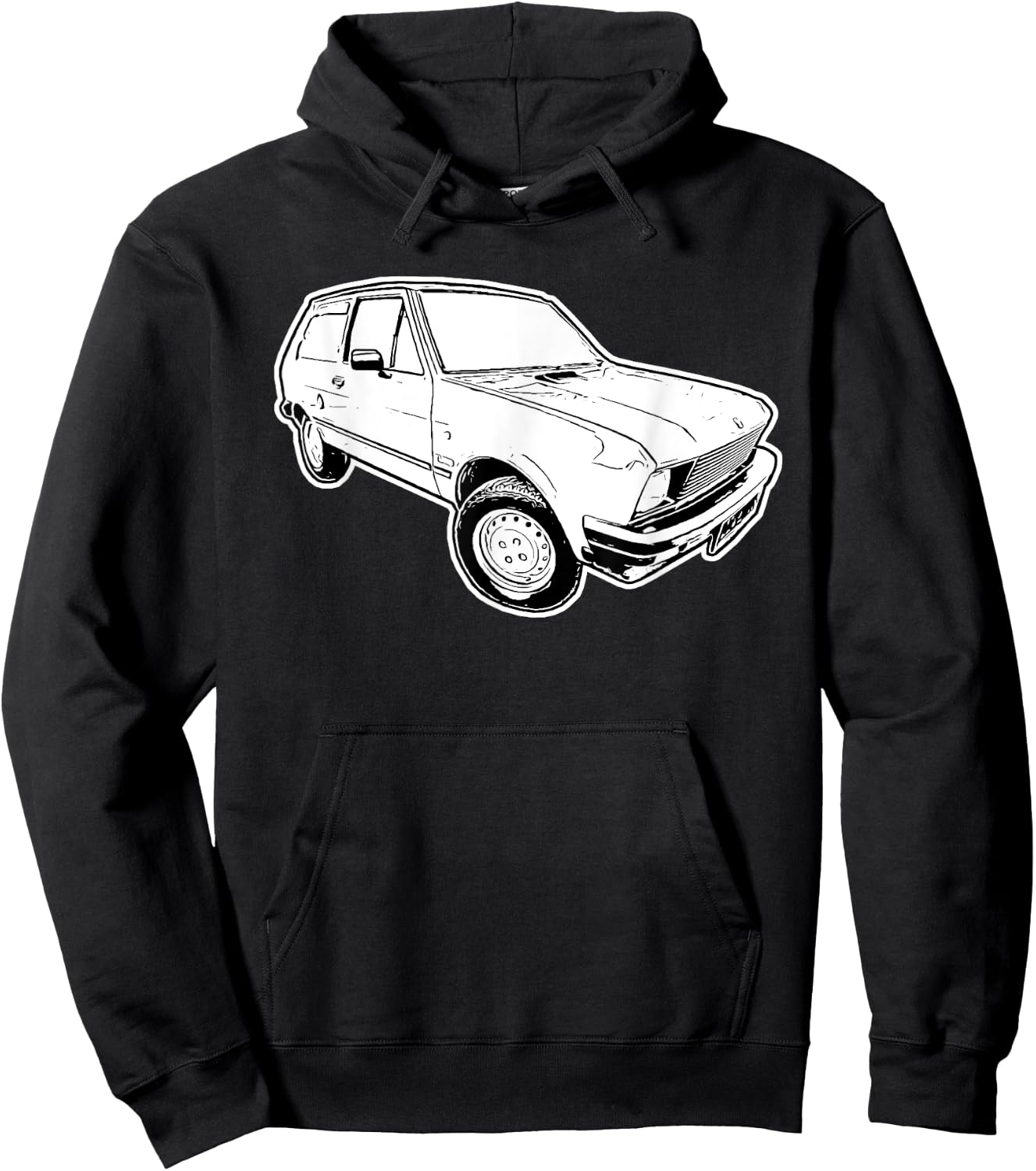Yugo 45 Klassisches Auto Zastava Jugoslawien Autos Yugo 45A Hoodie - Hoodie | Black