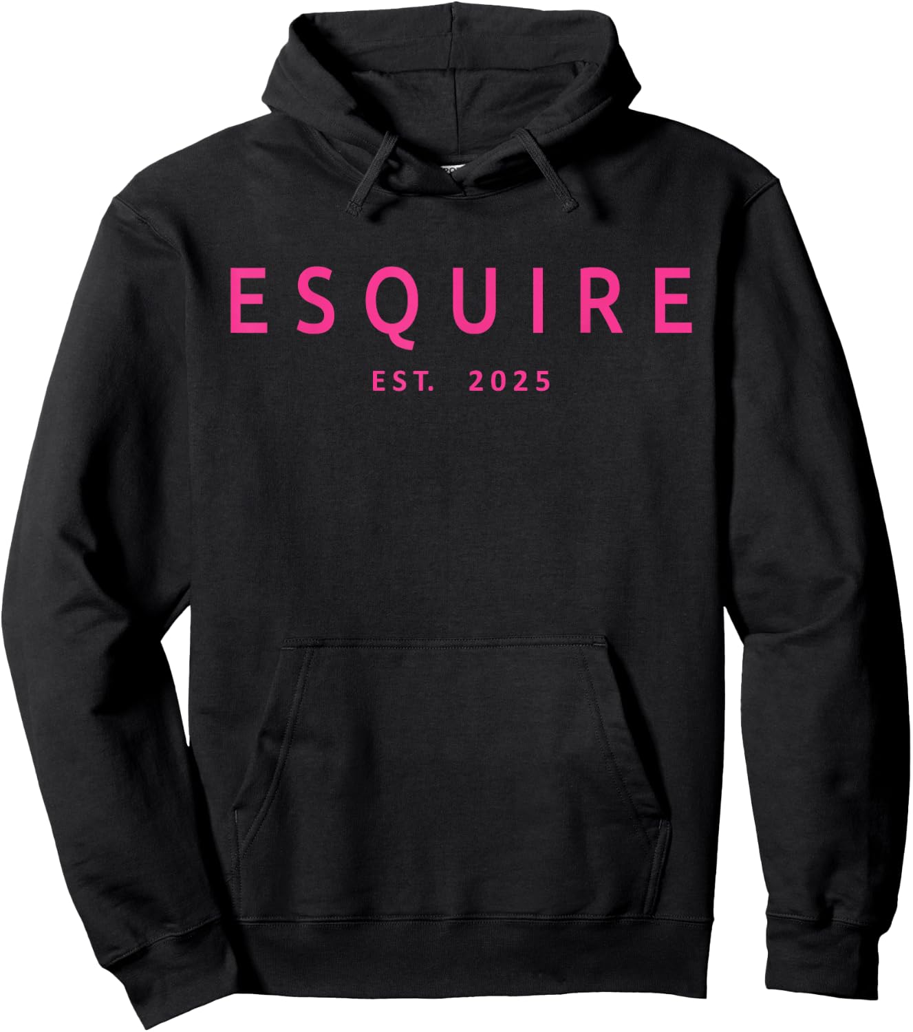 Esquire Est 2025 Women Lawyer Attorney Law School Graduation Hoodie - Hoodie | Black