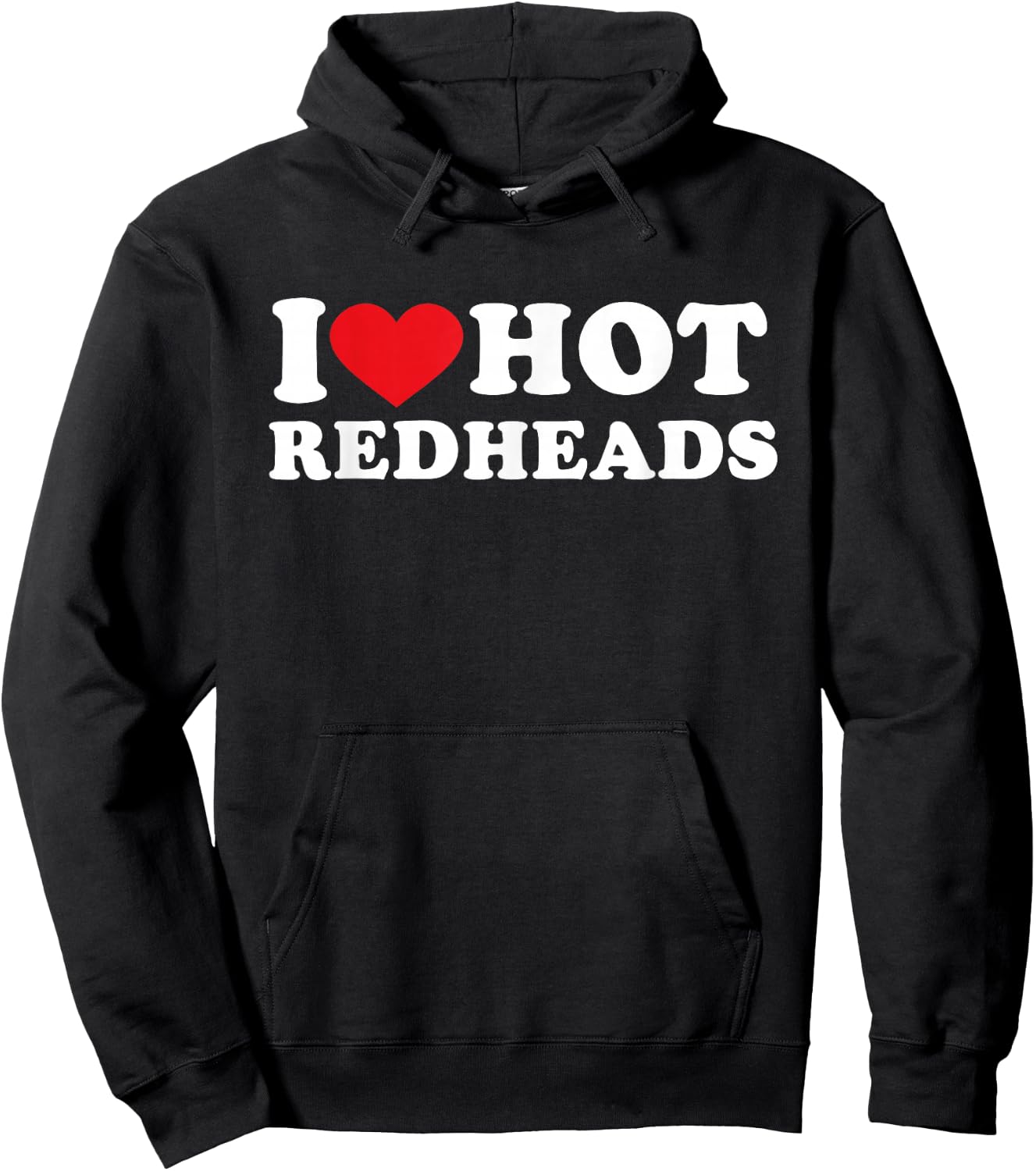 I Heart Hot Redheads Hoodie - Hoodie | Black