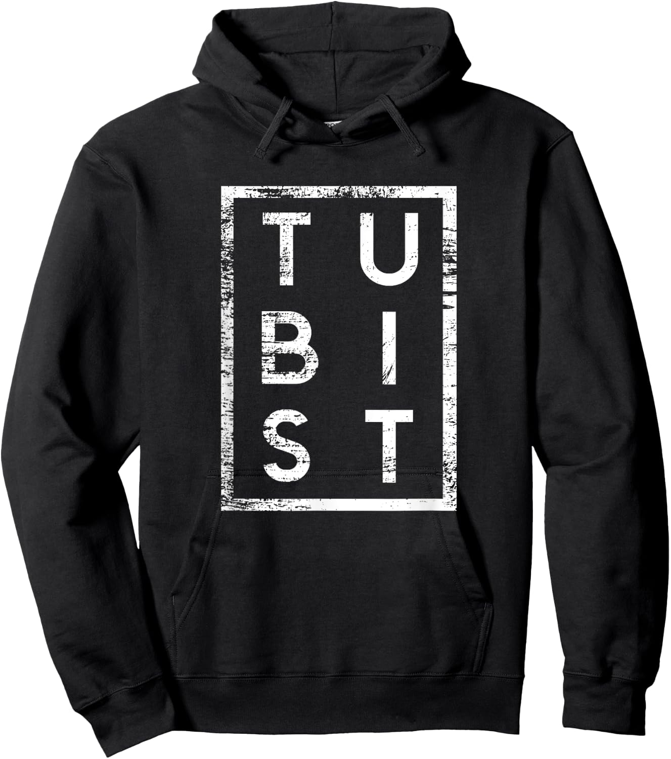 Tubist Minimalismus Tuba Tubaspieler Hoodie - Hoodie | Black