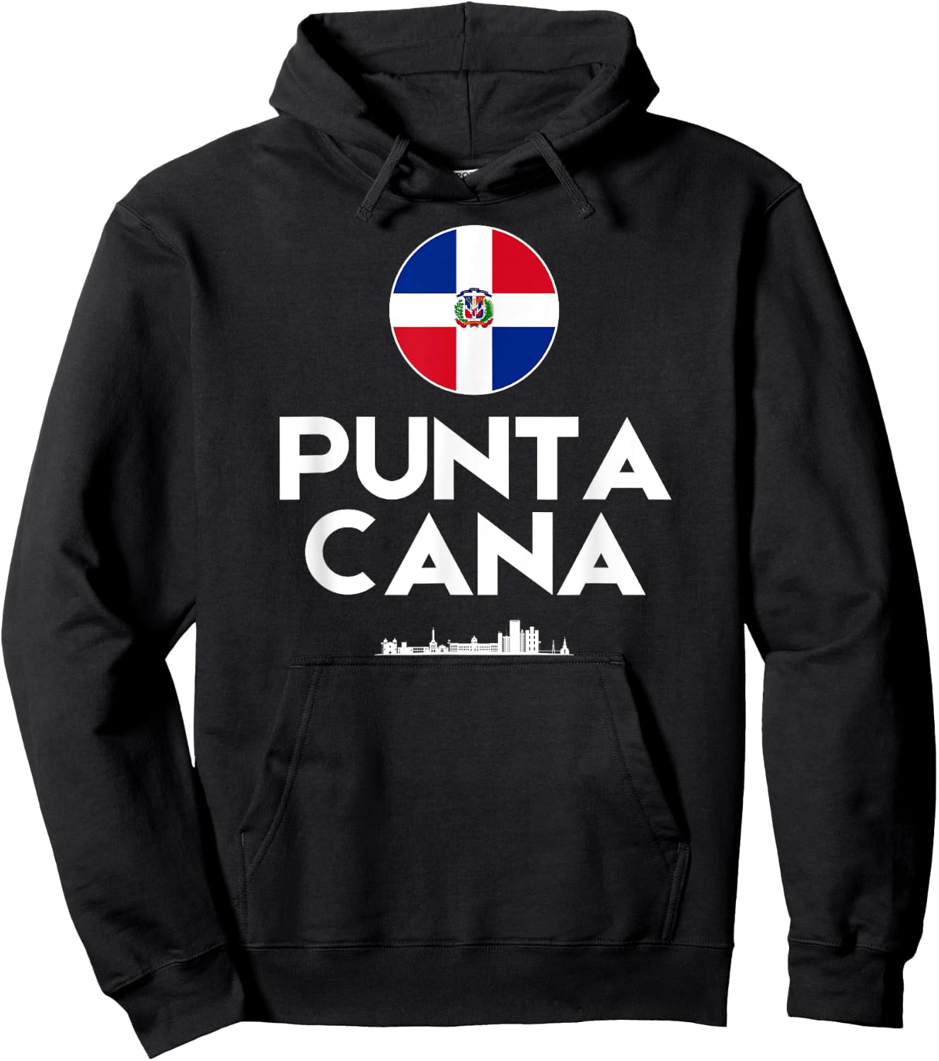 Punta Cana City Republica Dominicana Women Men Travel Hoodie - Hoodie | Black