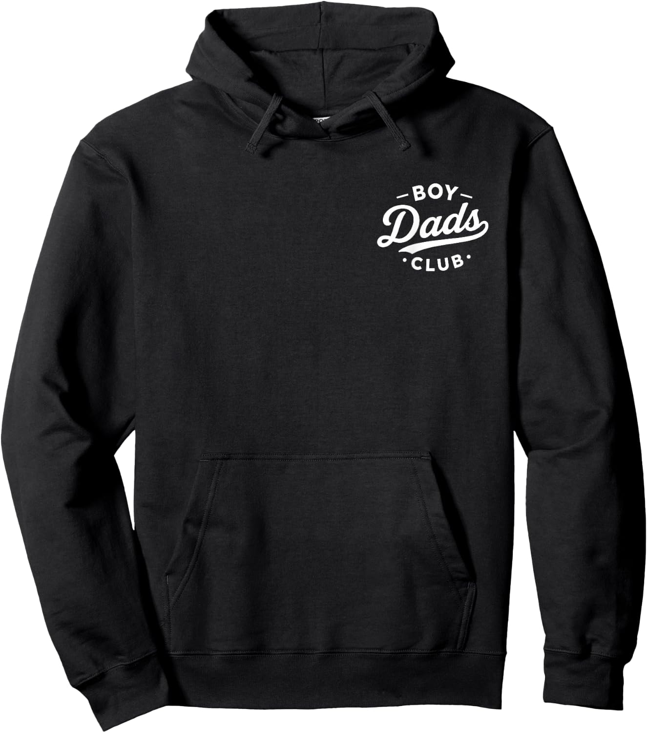 Boy Dads Club Funny Father's Day Shirt from Wife Son Boy Hoodie - Hoodie | Black