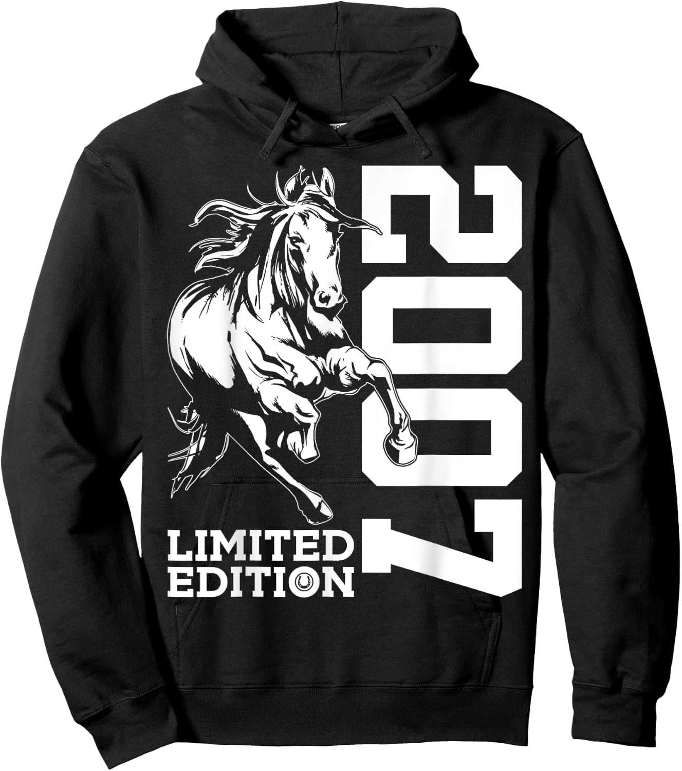 Riding 18th Birthday Horse Limited Edition 2007 Rider Hoodie - Hoodie | Black