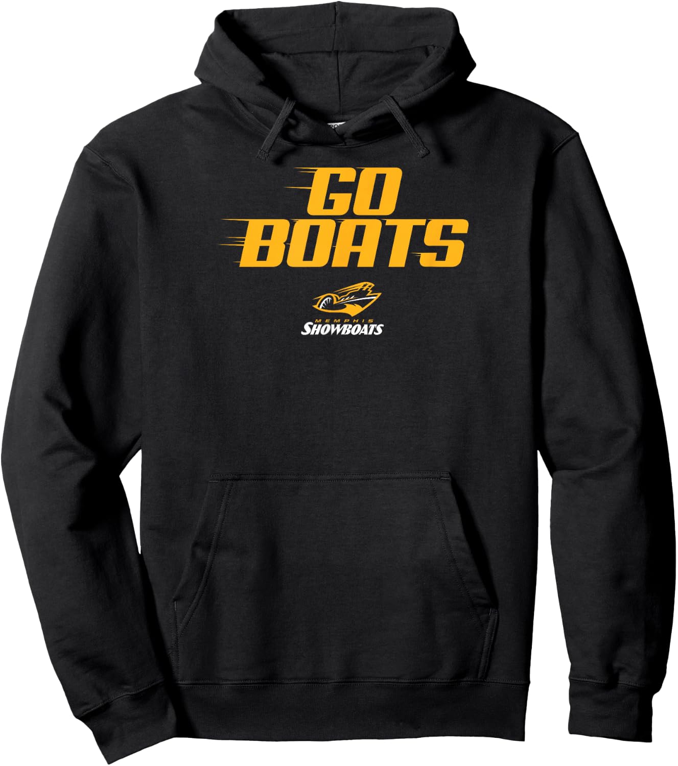 Memphis Showboats UFL - Go Boats - Memphis Football Hoodie - Hoodie | Black